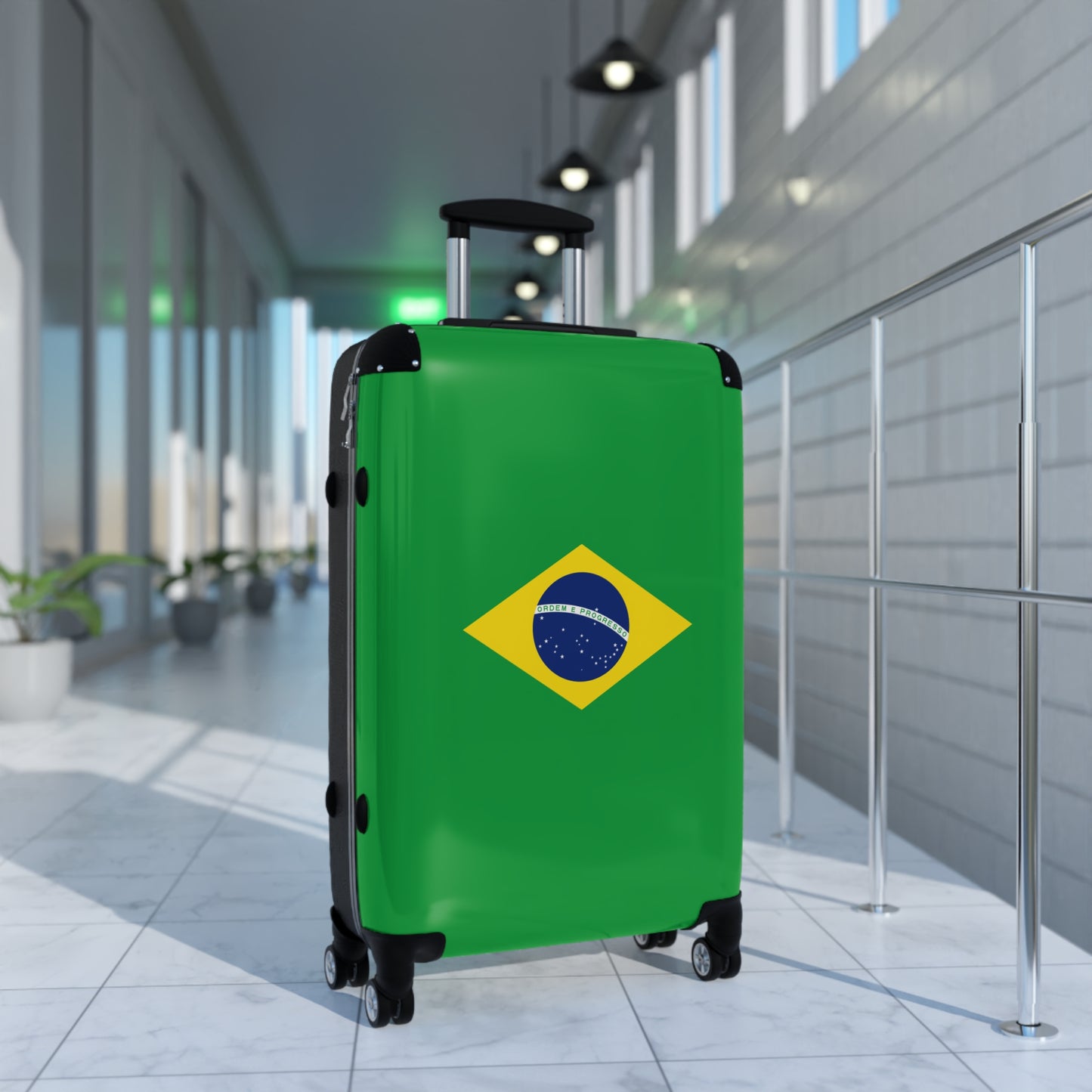Brazilian Flag Suitcase