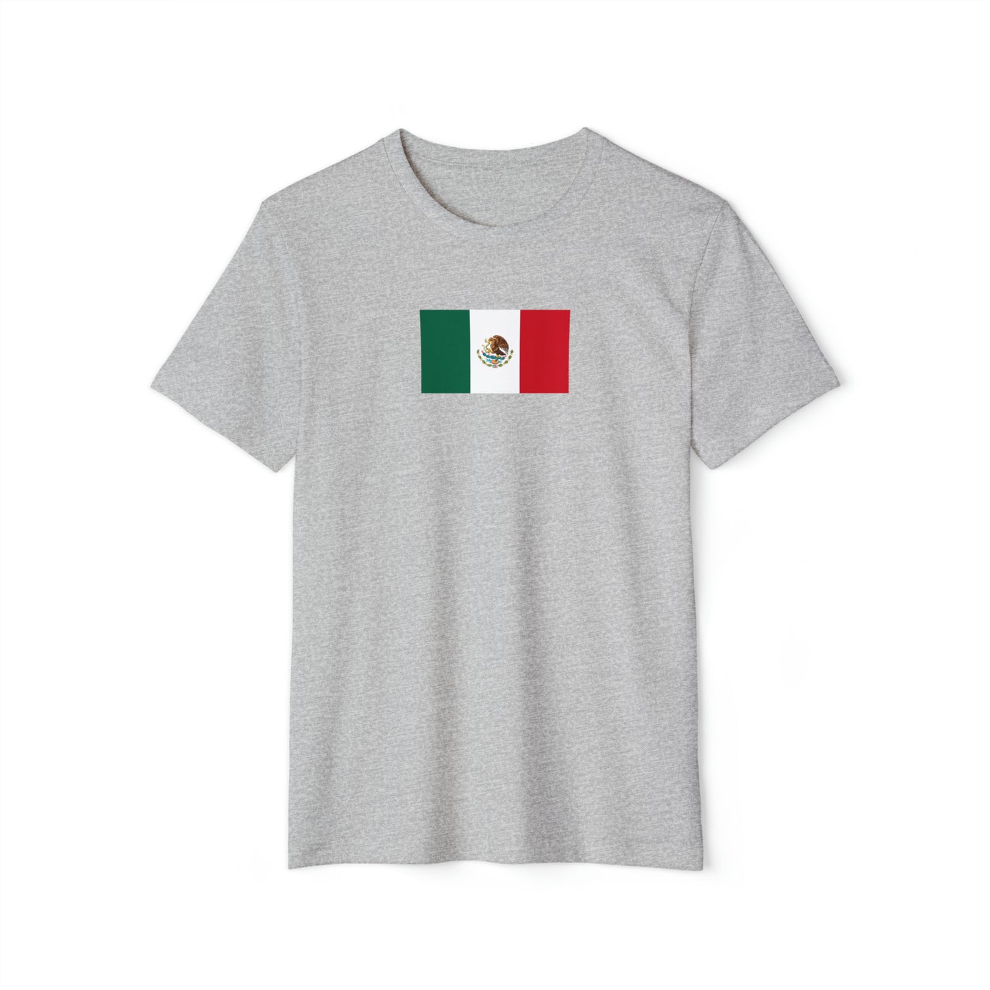 Mexican Flag, Unisex Recycled Organic T-Shirt