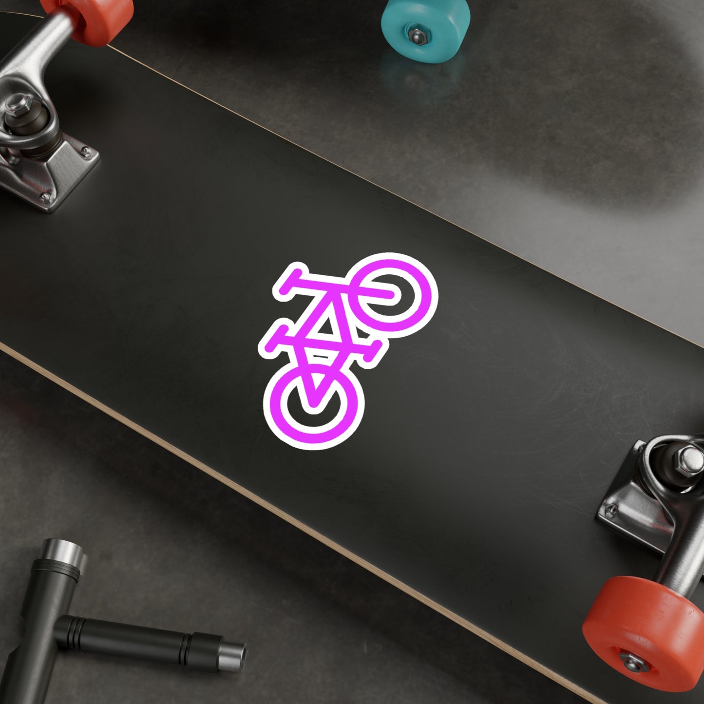 BIKE Kiss-Cut Vinyl Decals, Pink