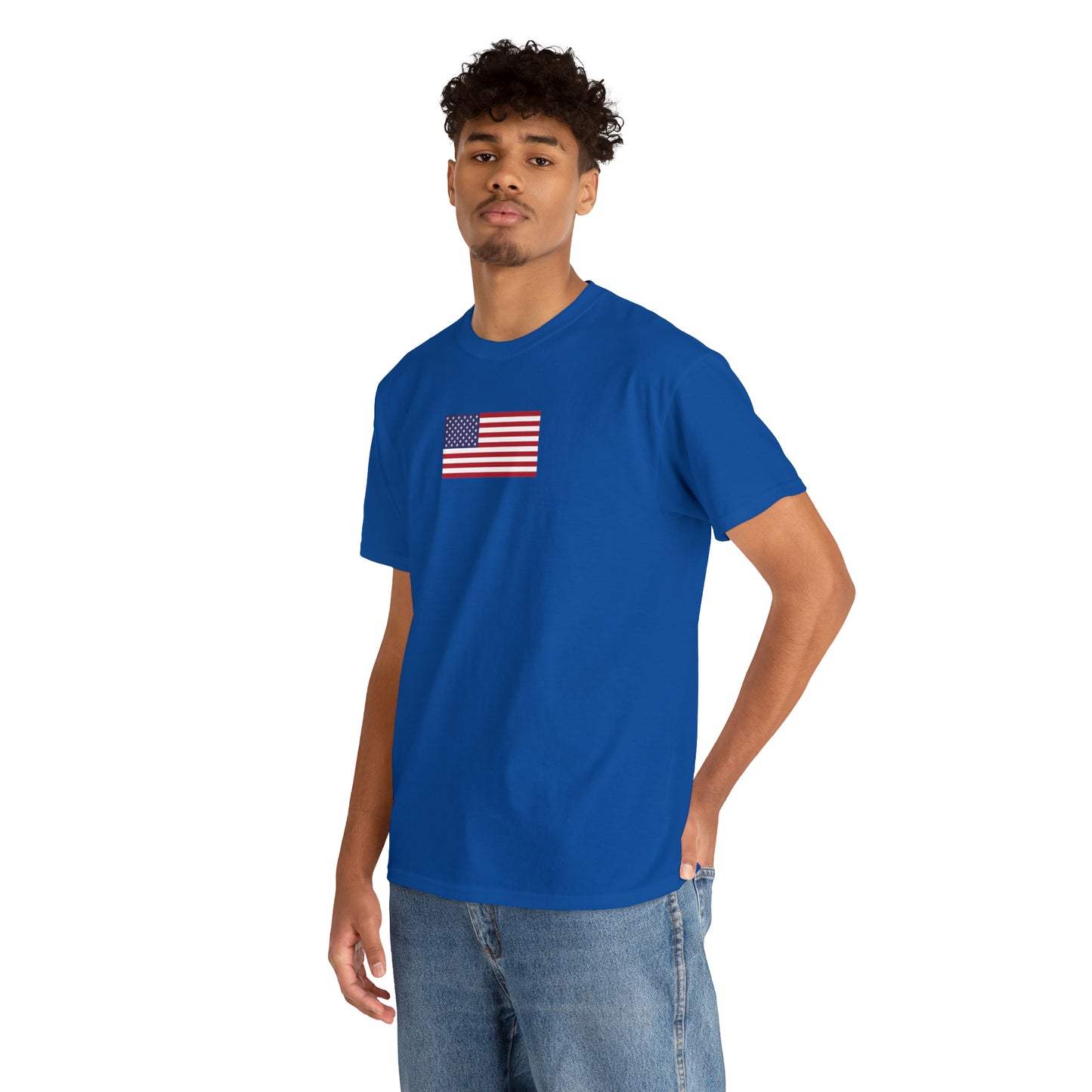 American Flag Unisex Heavy Cotton Tee