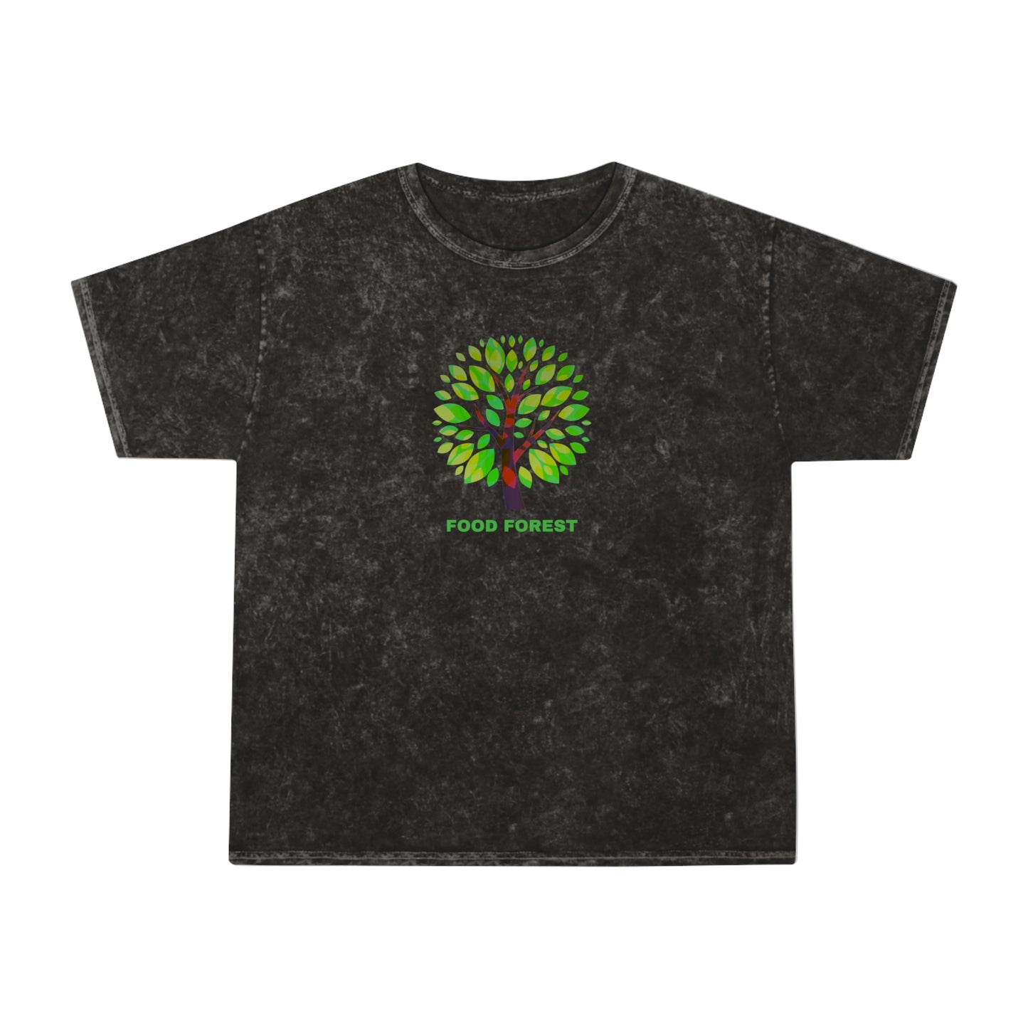 FOOD FOREST Unisex Mineral Wash T-Shirt