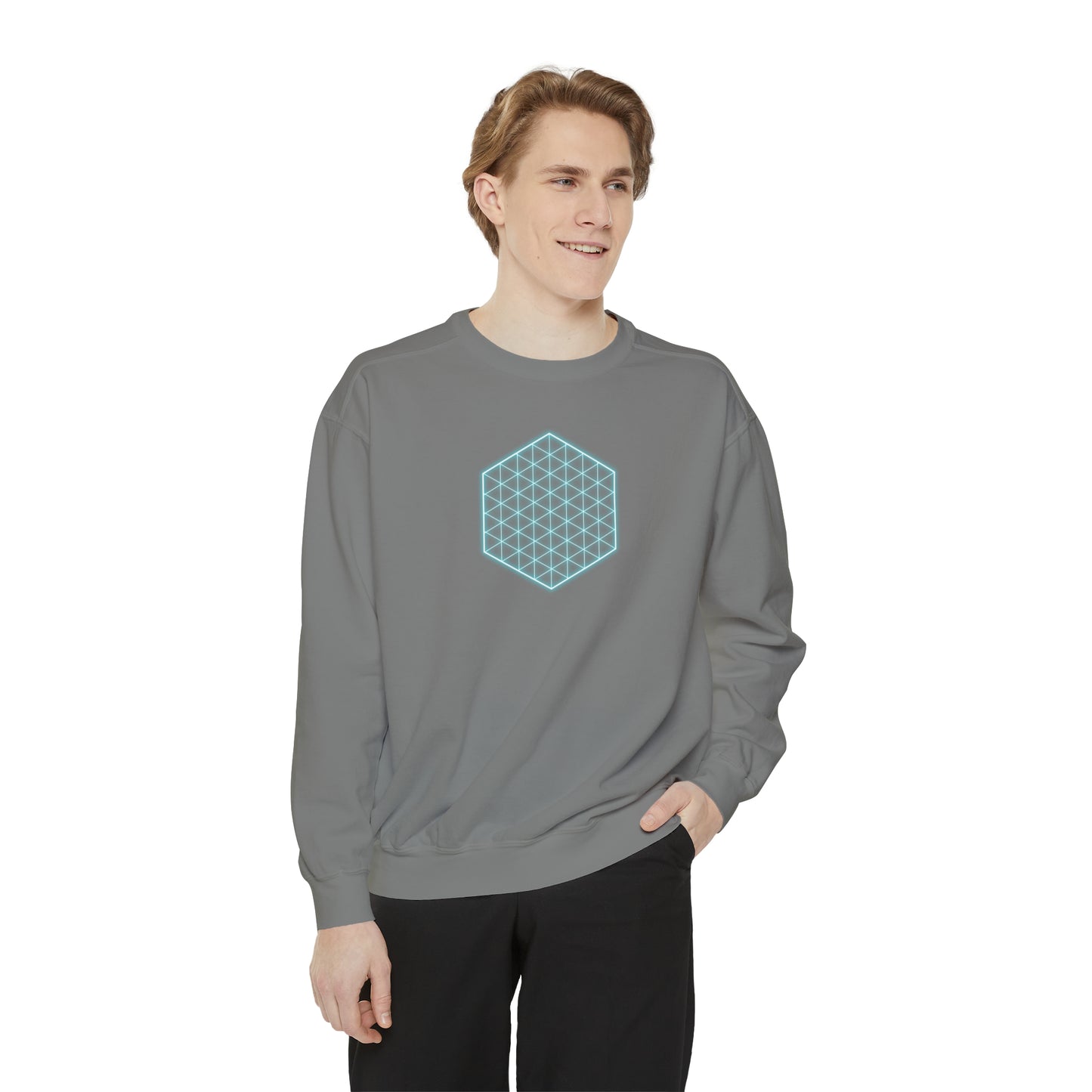 SACRED GEOMETRY Unisex Garment-Dyed Sweatshirt