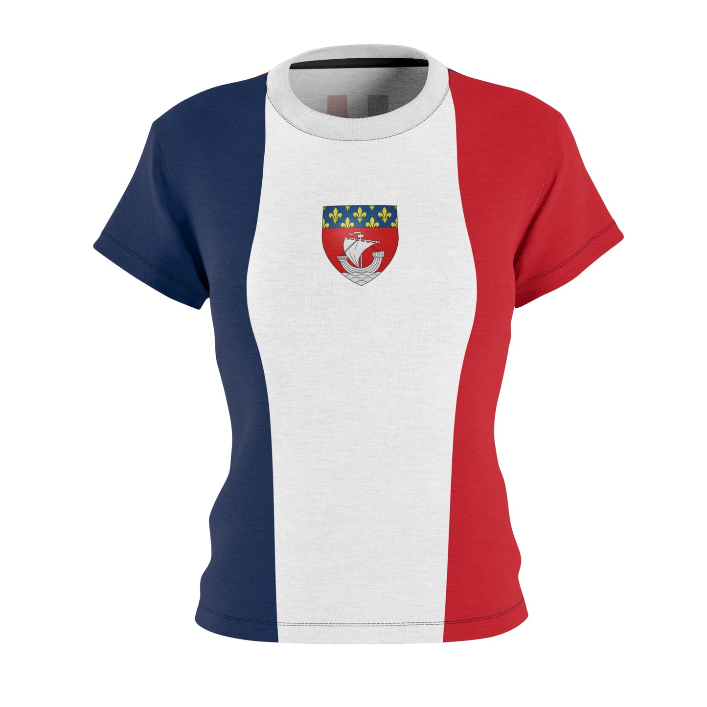 French Flag, Women's Cut & Sew Tee