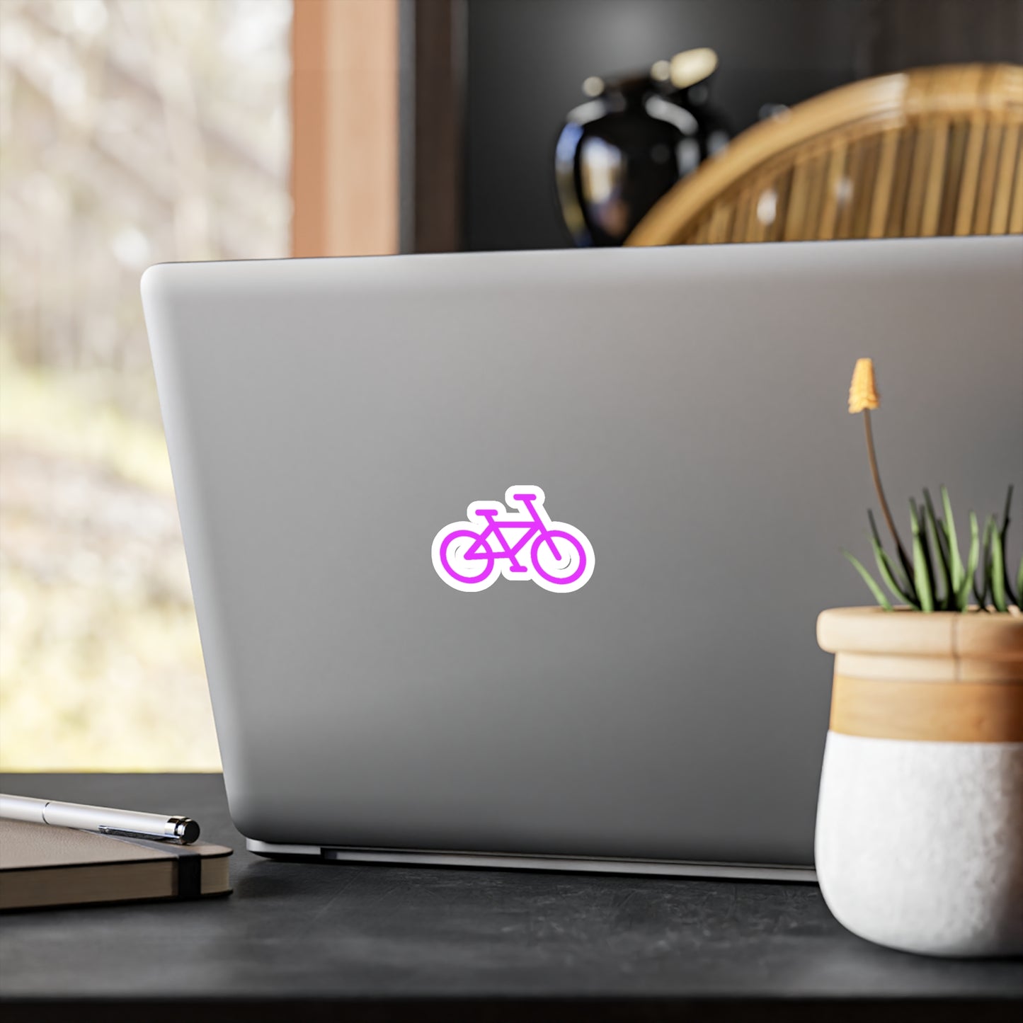 BIKE Kiss-Cut Vinyl Decals, Pink