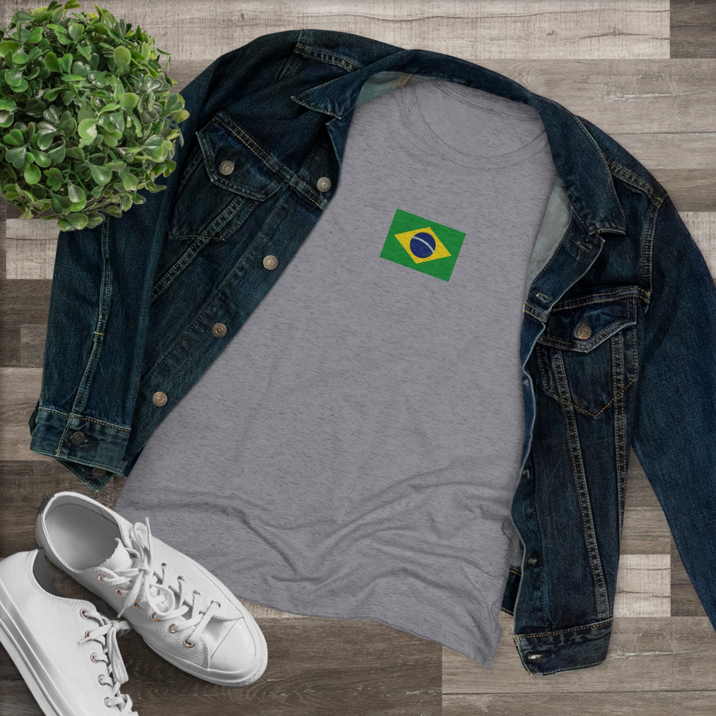BRAZIL Women's Triblend Tee