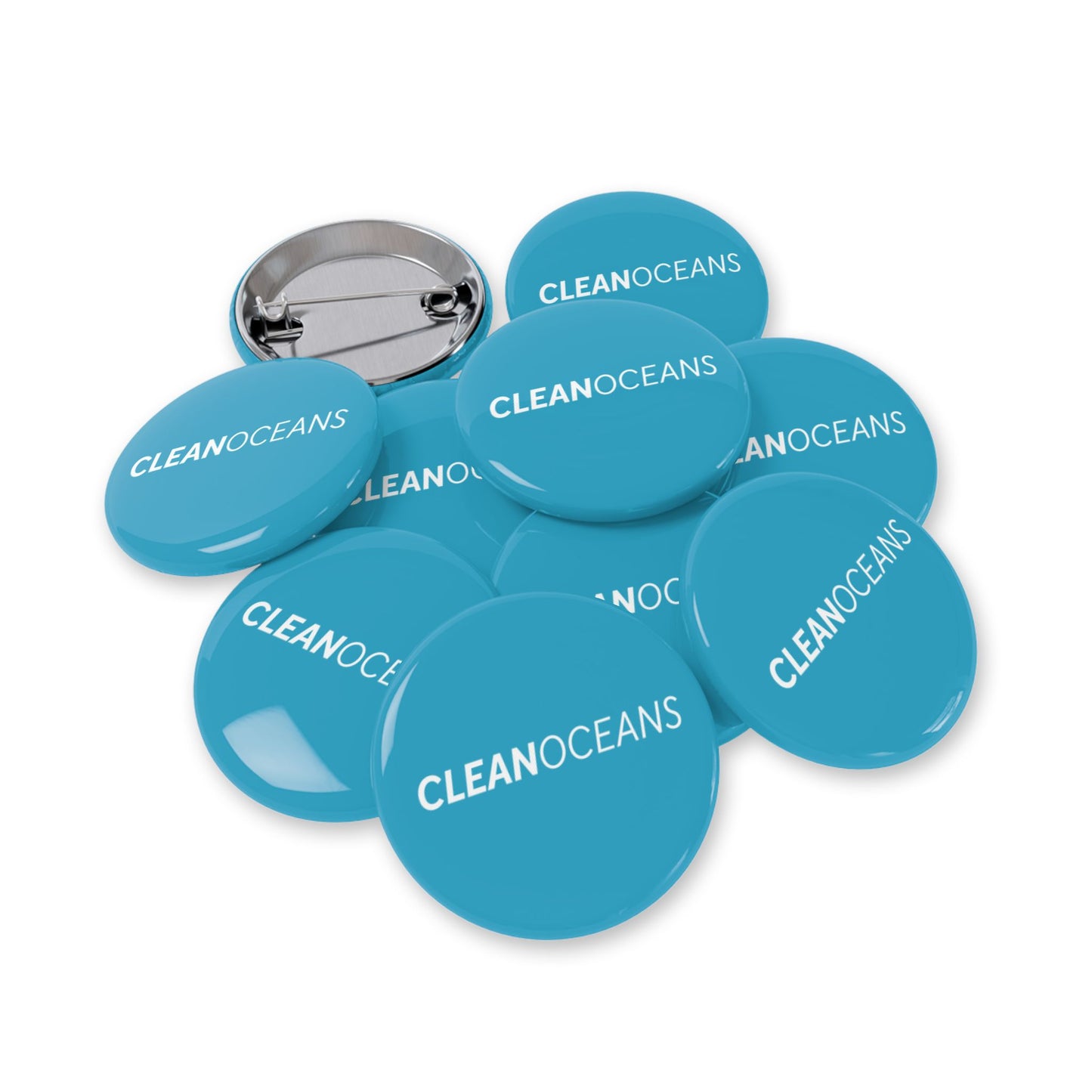 CleanOceans, Round Pins