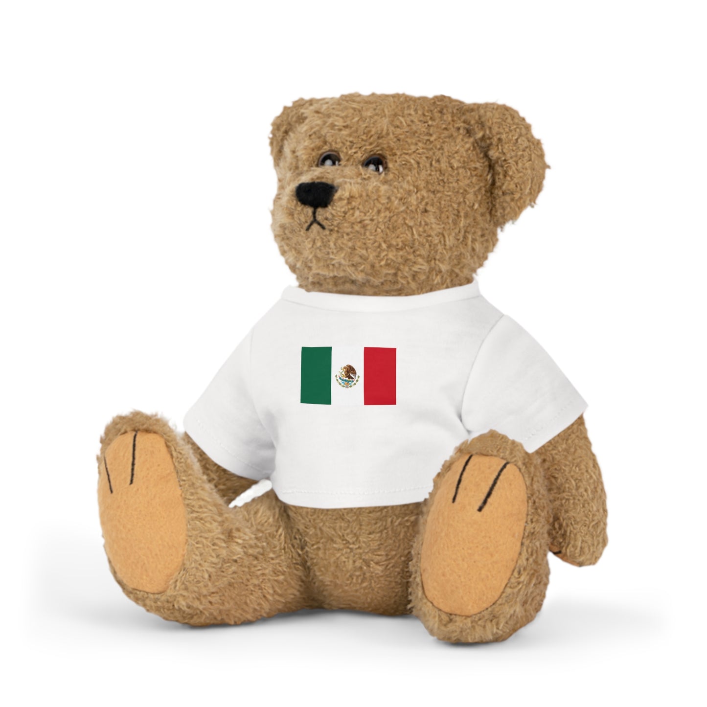 Plush Toy with Mexican Flag Shirt