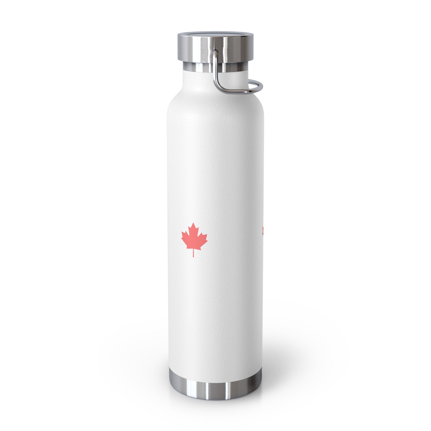 Copper Vacuum Insulated Bottle, 22oz, Canadian Maple Leaf
