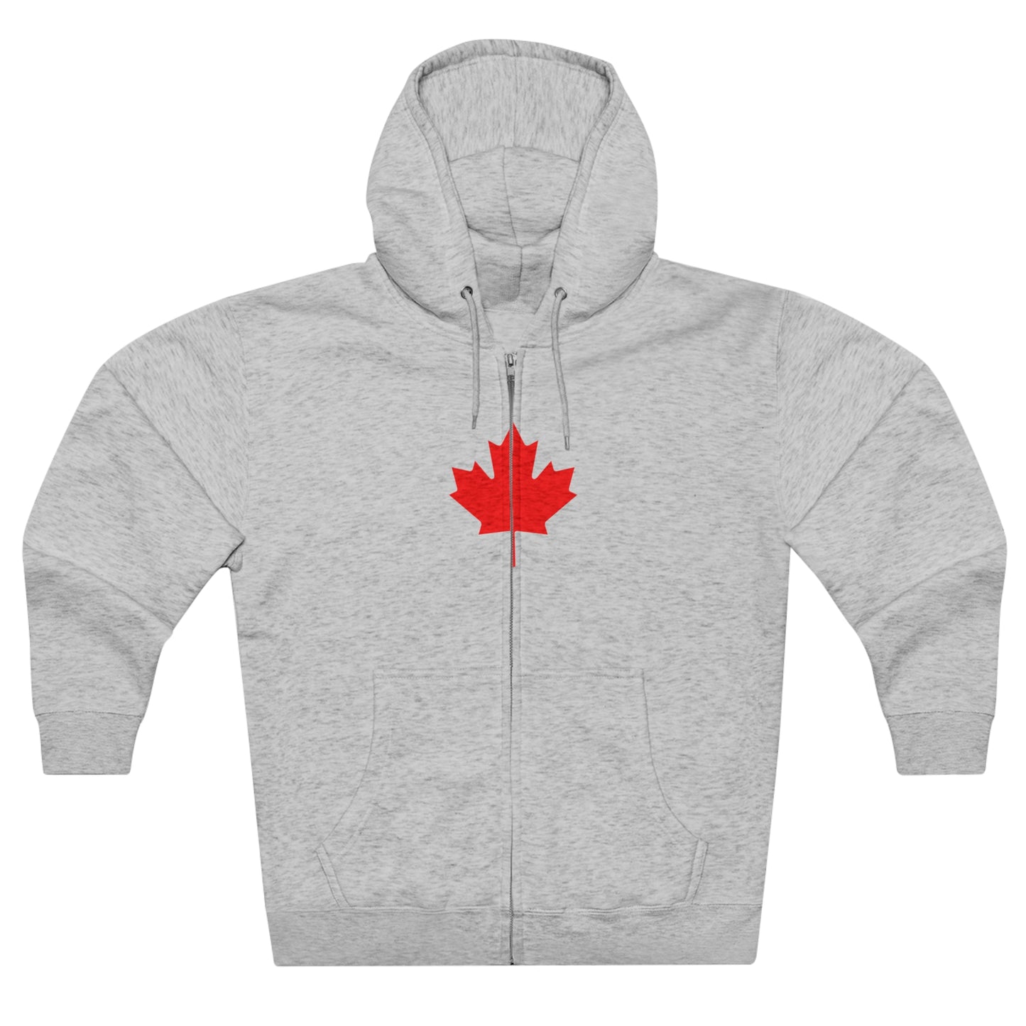 Canadian Maple Leaf, Unisex Premium Full Zip Hoodie