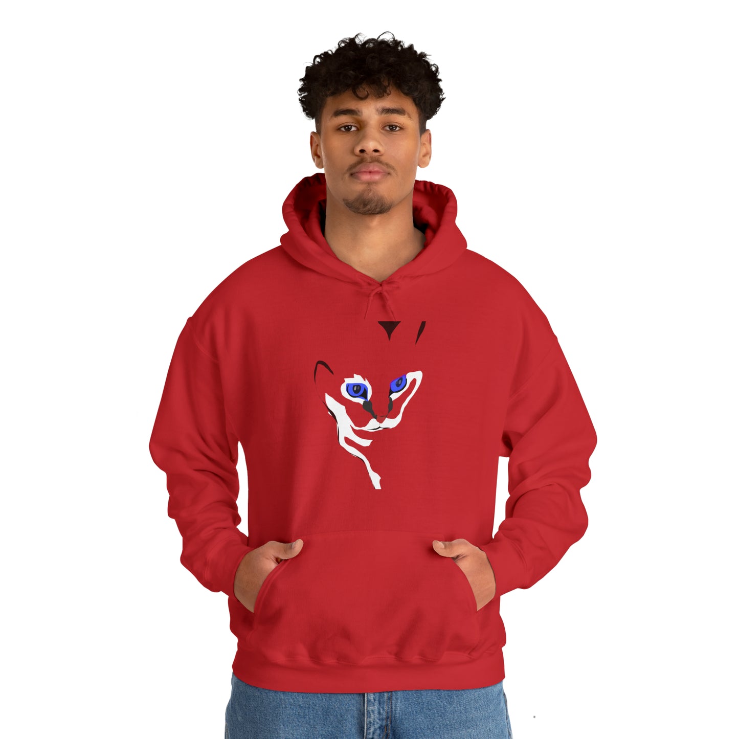 Cat, Unisex Heavy Blend™ Hooded Sweatshirt