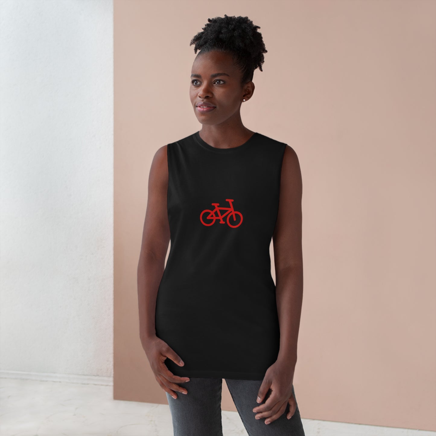 BIKE Barnard Tank, Red Print