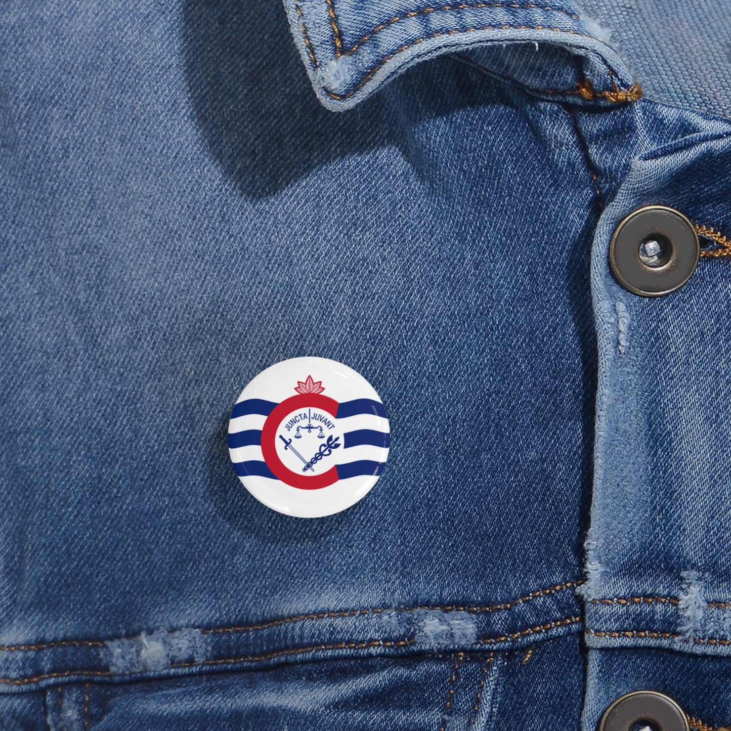 Cincinnati Flag, Round Pins
