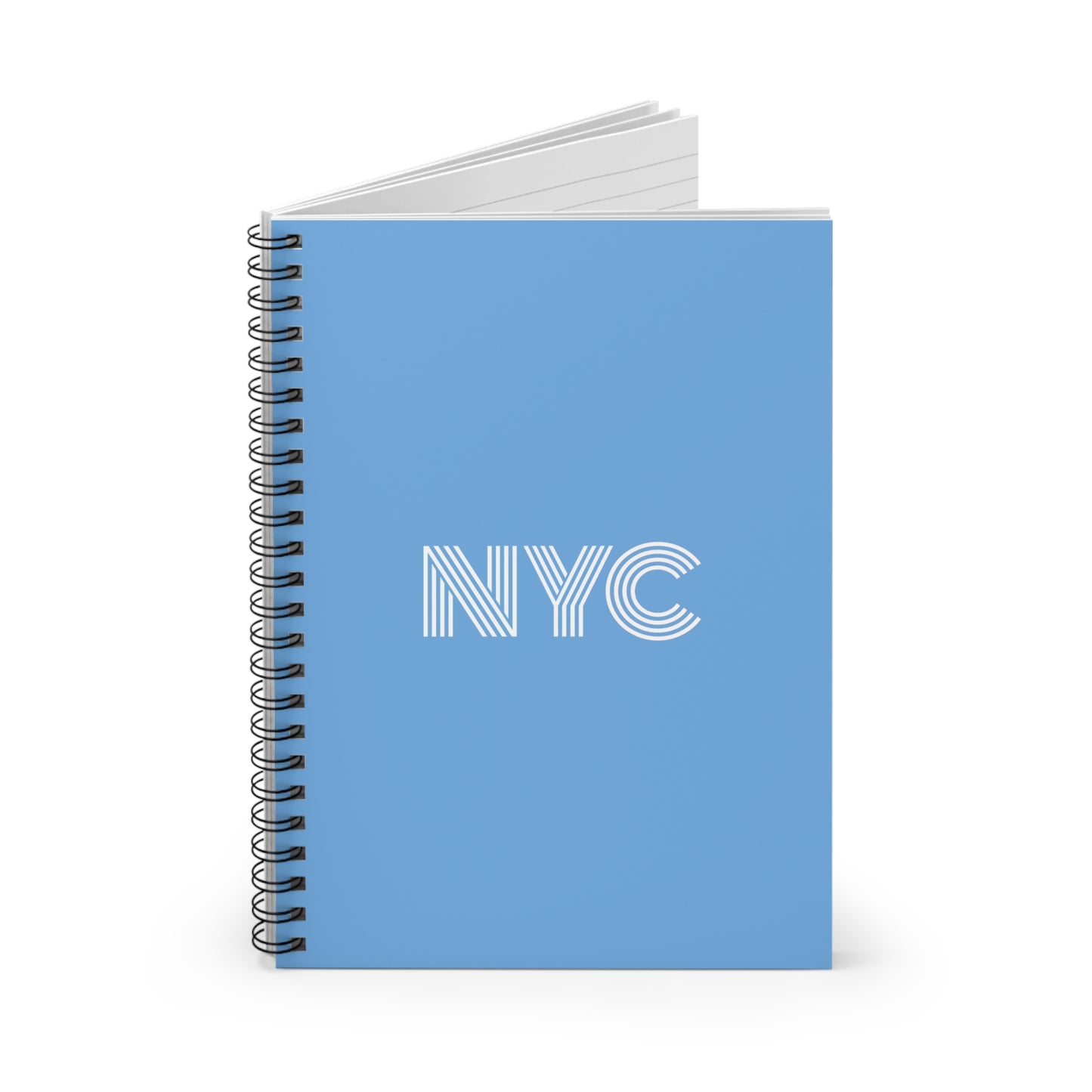 NYC, Spiral Notebook, Ruled Line