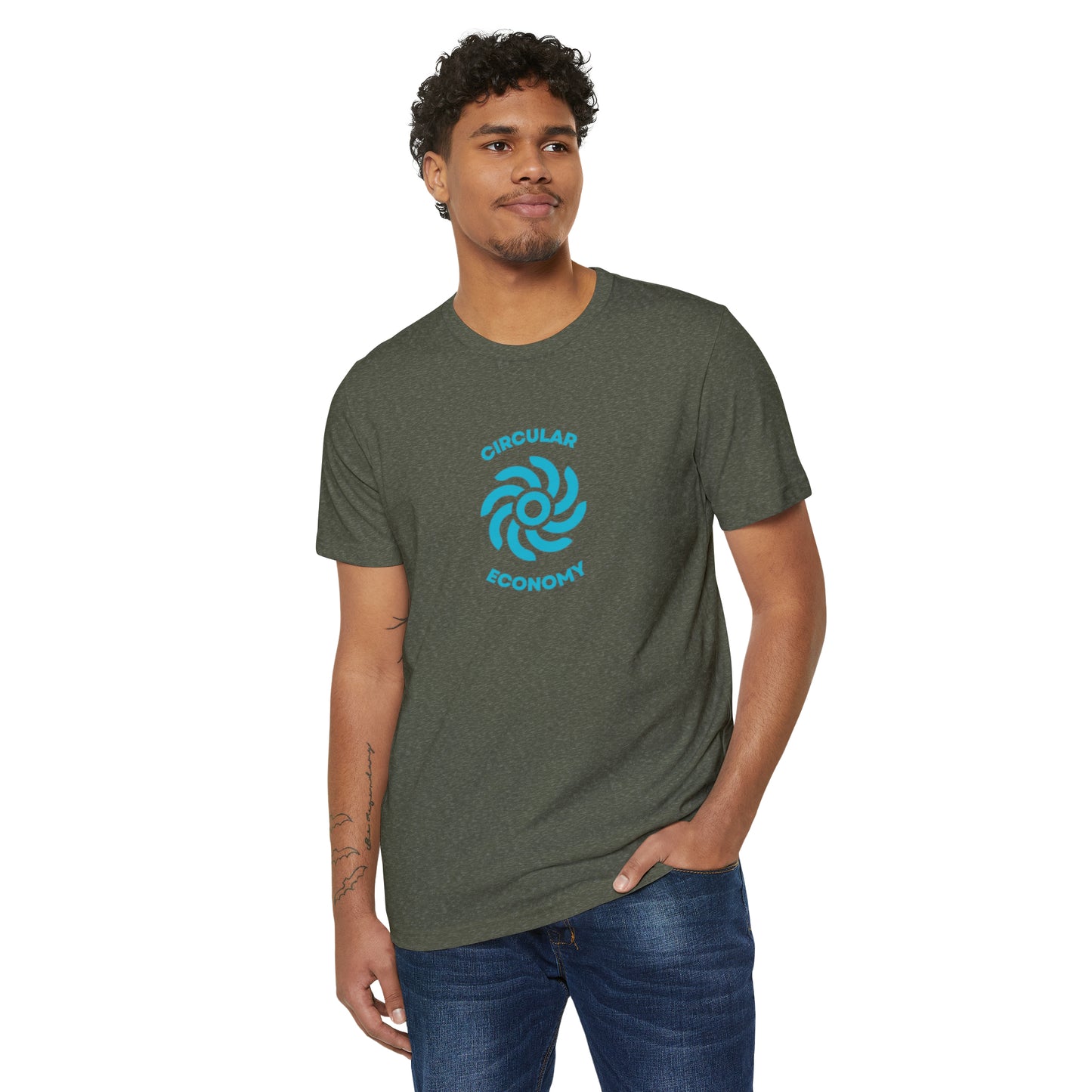 Circular Economy, Unisex Recycled Organic T-Shirt