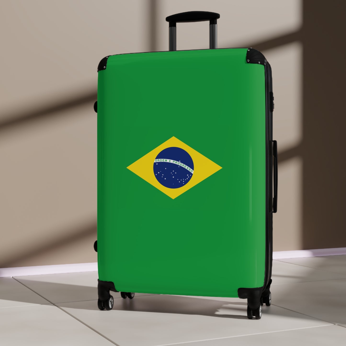 Brazilian Flag Suitcase