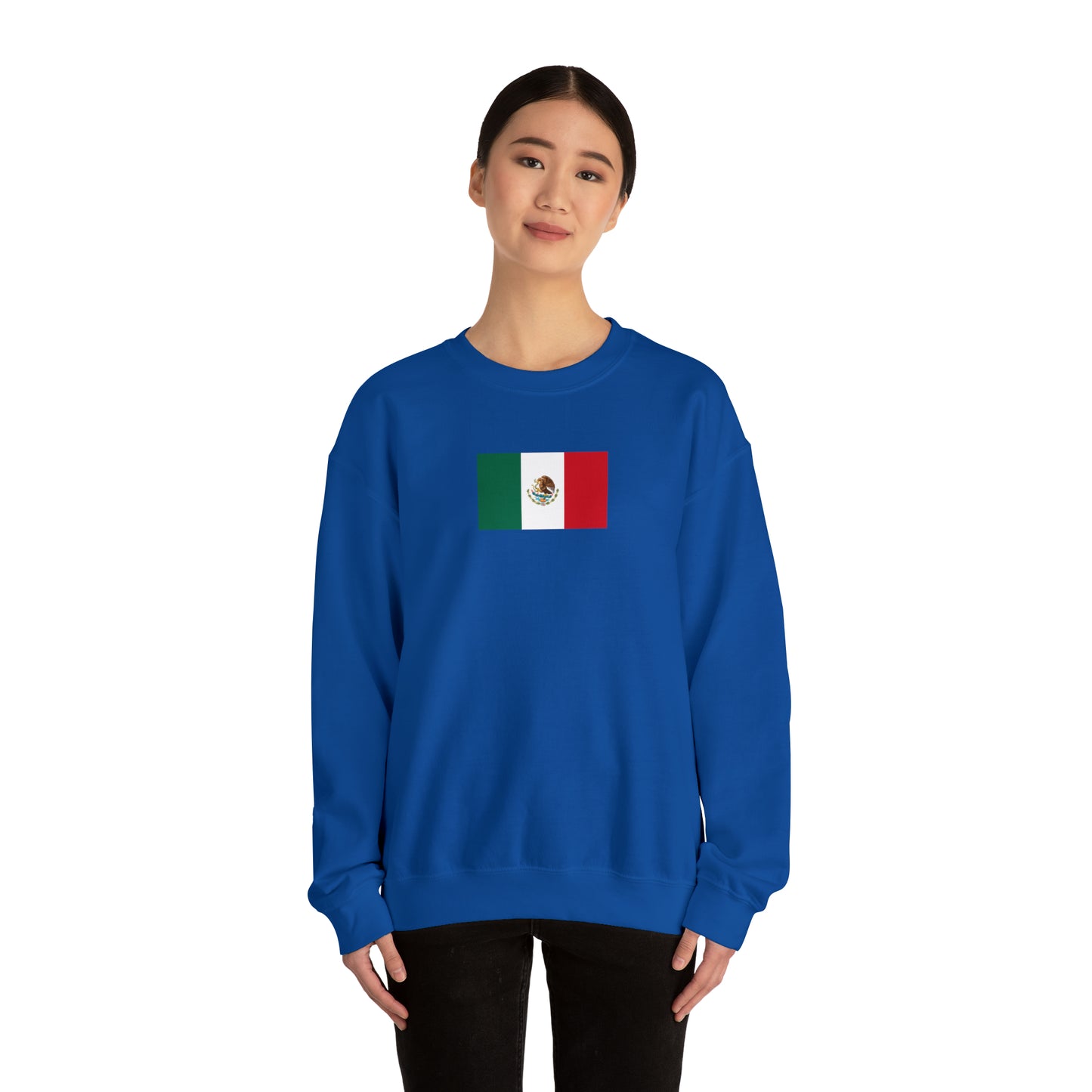 Mexican Flag, Unisex Heavy Blend™ Crewneck Sweatshirt