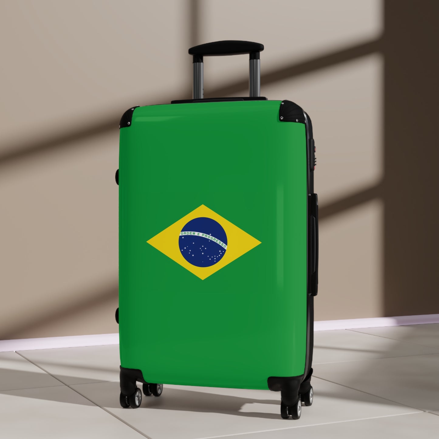 Brazilian Flag Suitcase
