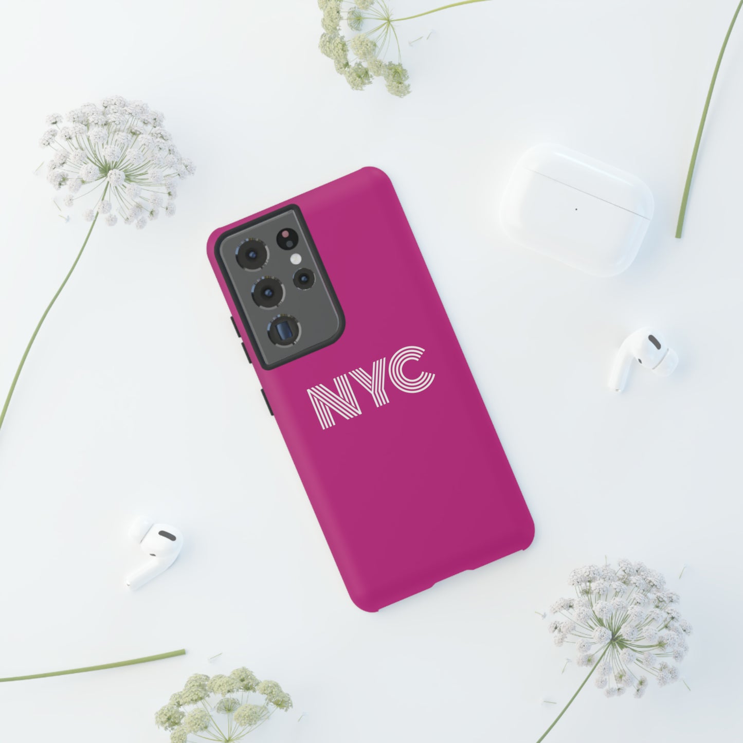 NYC Tough Phone Case, Pink