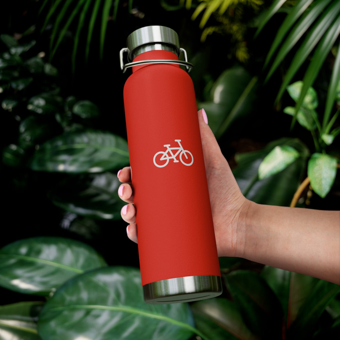 BIKE Copper Vacuum Insulated Bottle, 22oz