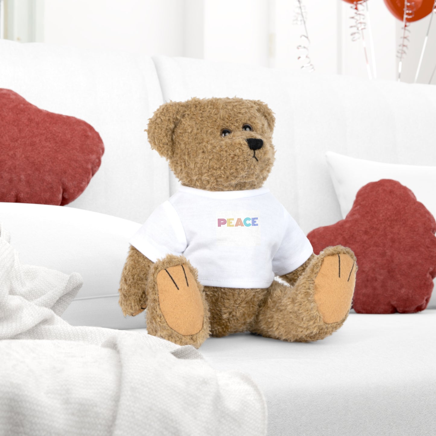 Plush Toy with PEACE Shirt