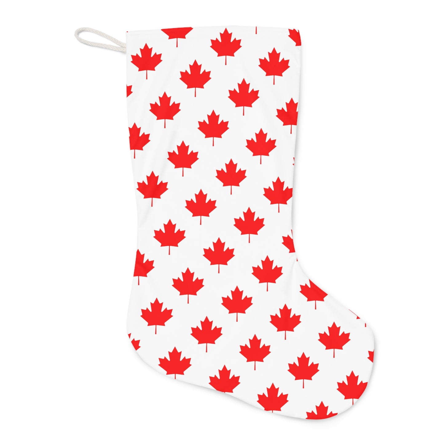 Santa Stocking, Canadian Maple Leaf