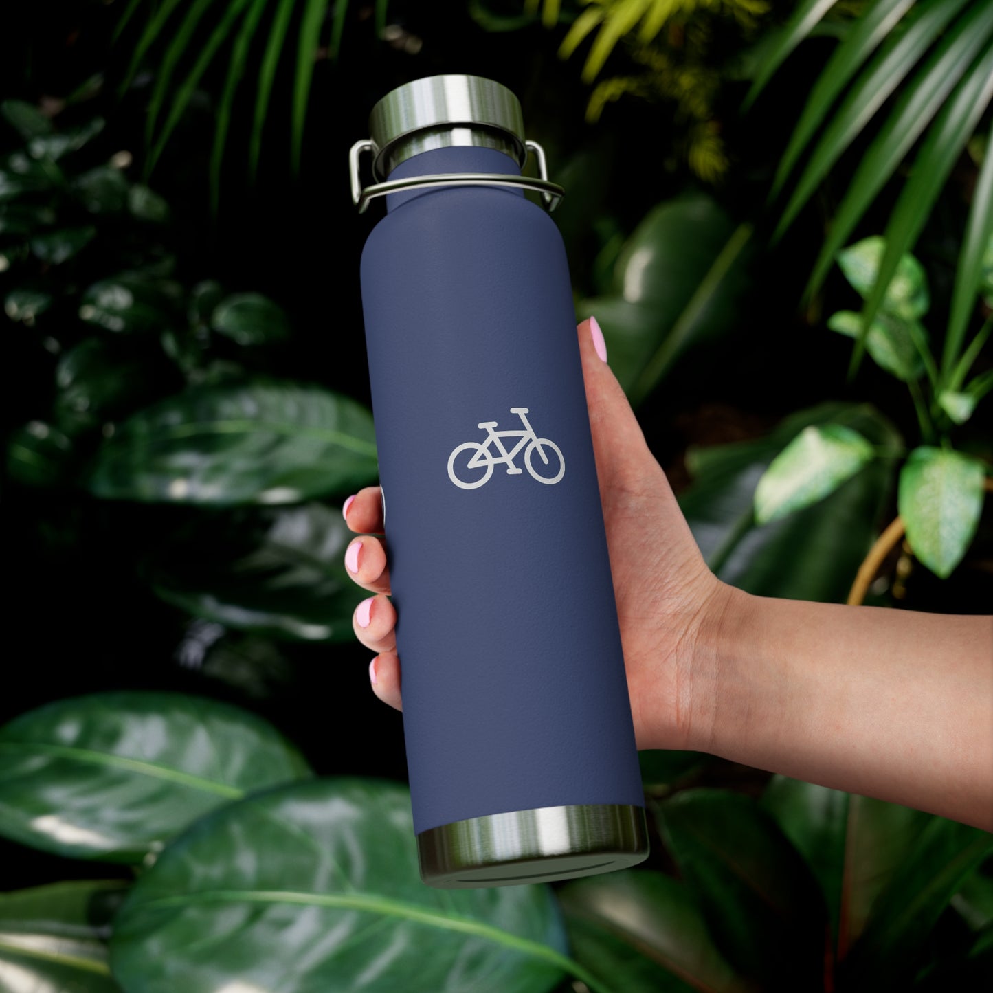BIKE Copper Vacuum Insulated Bottle, 22oz
