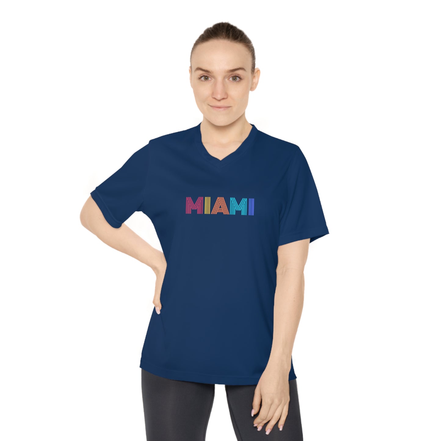 MIAMI Women's Performance V-Neck T-Shirt