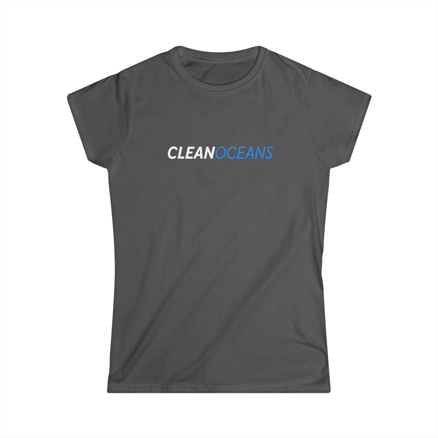 Women's Softstyle Tee, CleanOceans