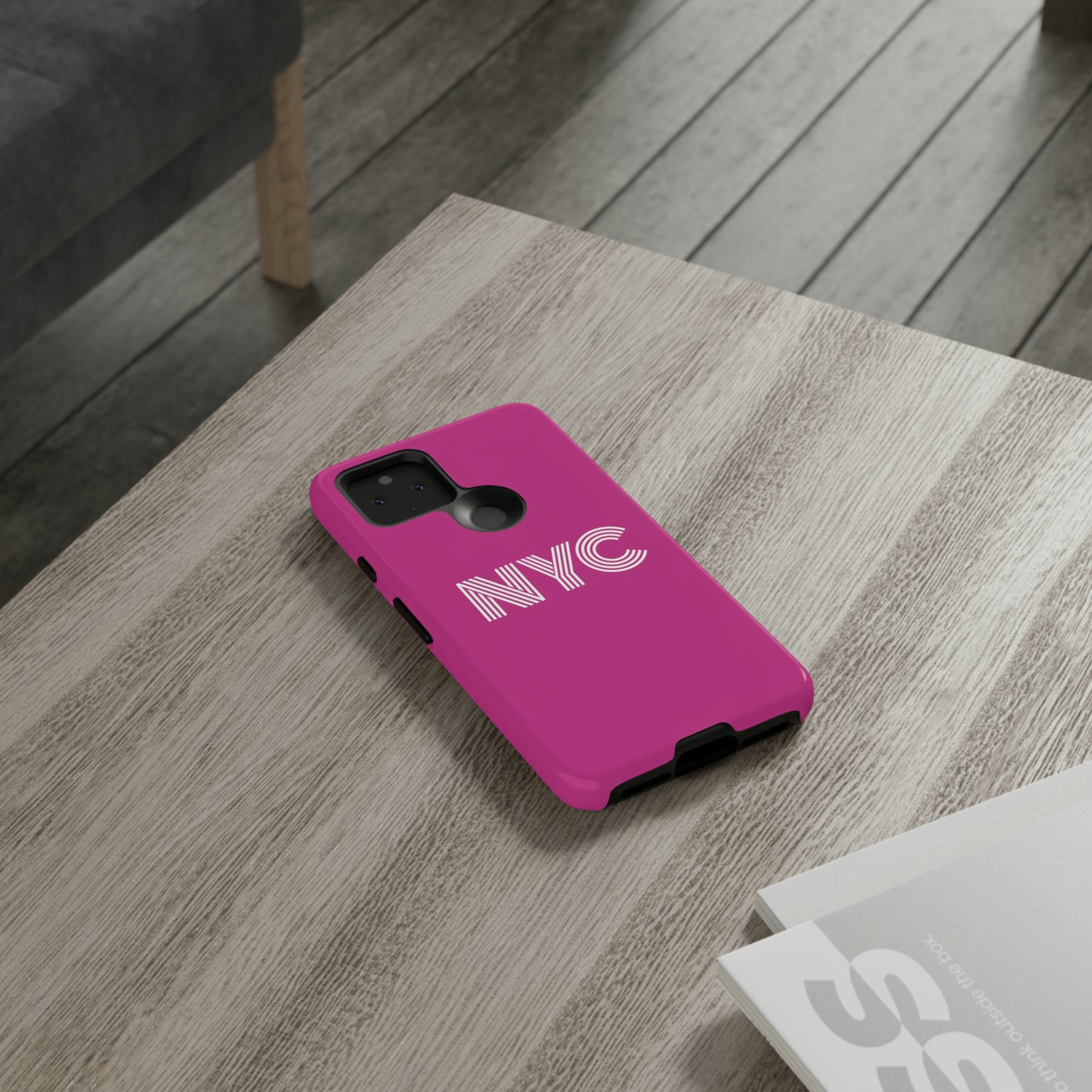 NYC Tough Phone Case, Pink