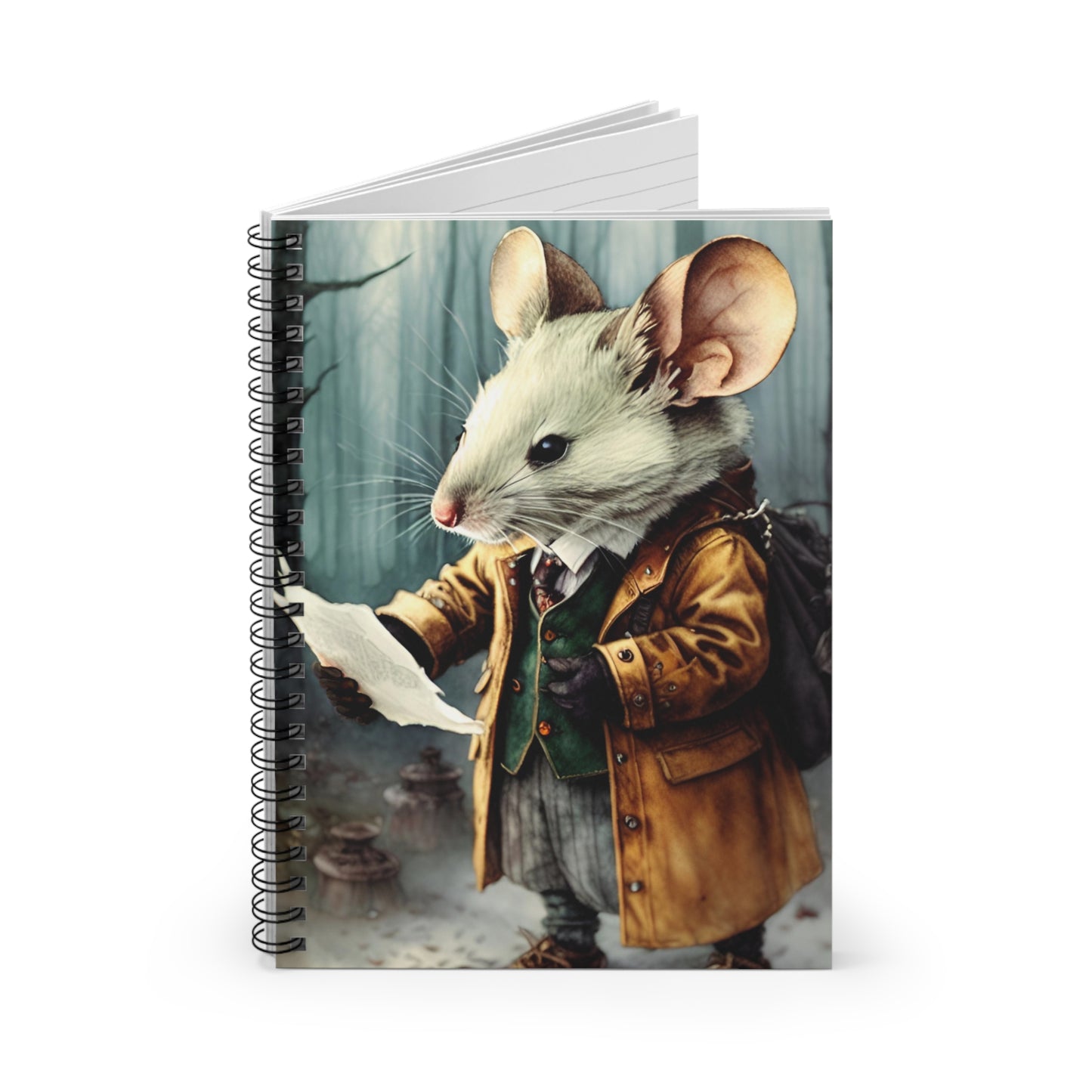 Mouse Spiral Notebook, Ruled Line
