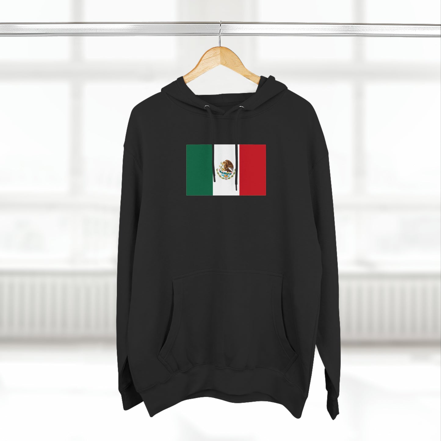 Mexican Flag, Unisex Premium Pullover Hoodie