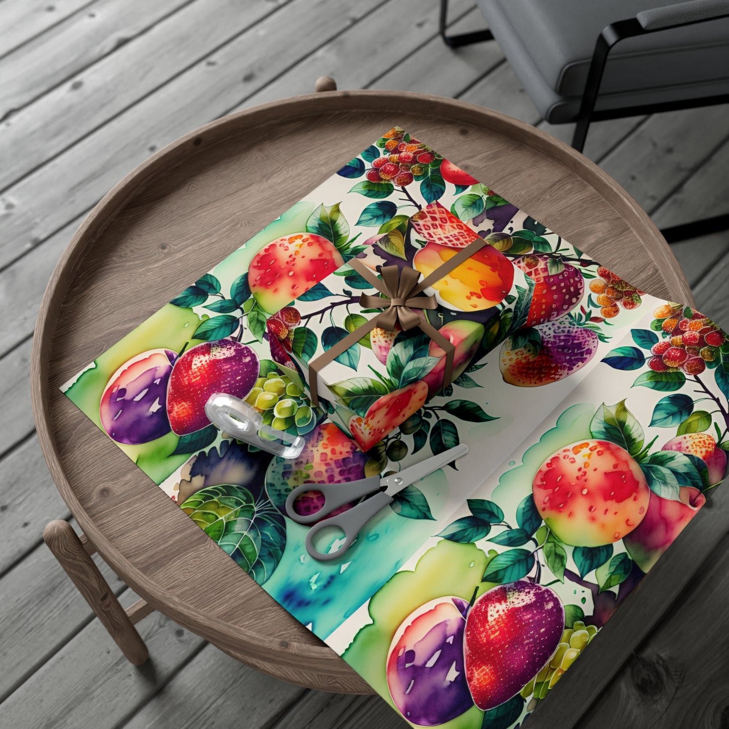 Fruit Watercolor Gift Wrap Paper