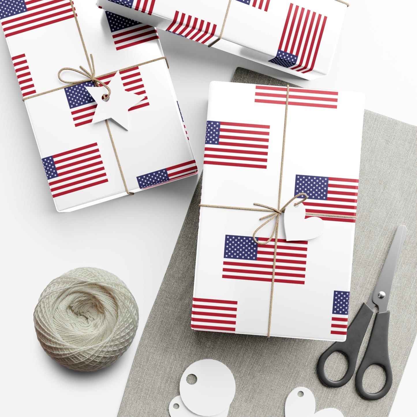 American Flag Gift Wrap