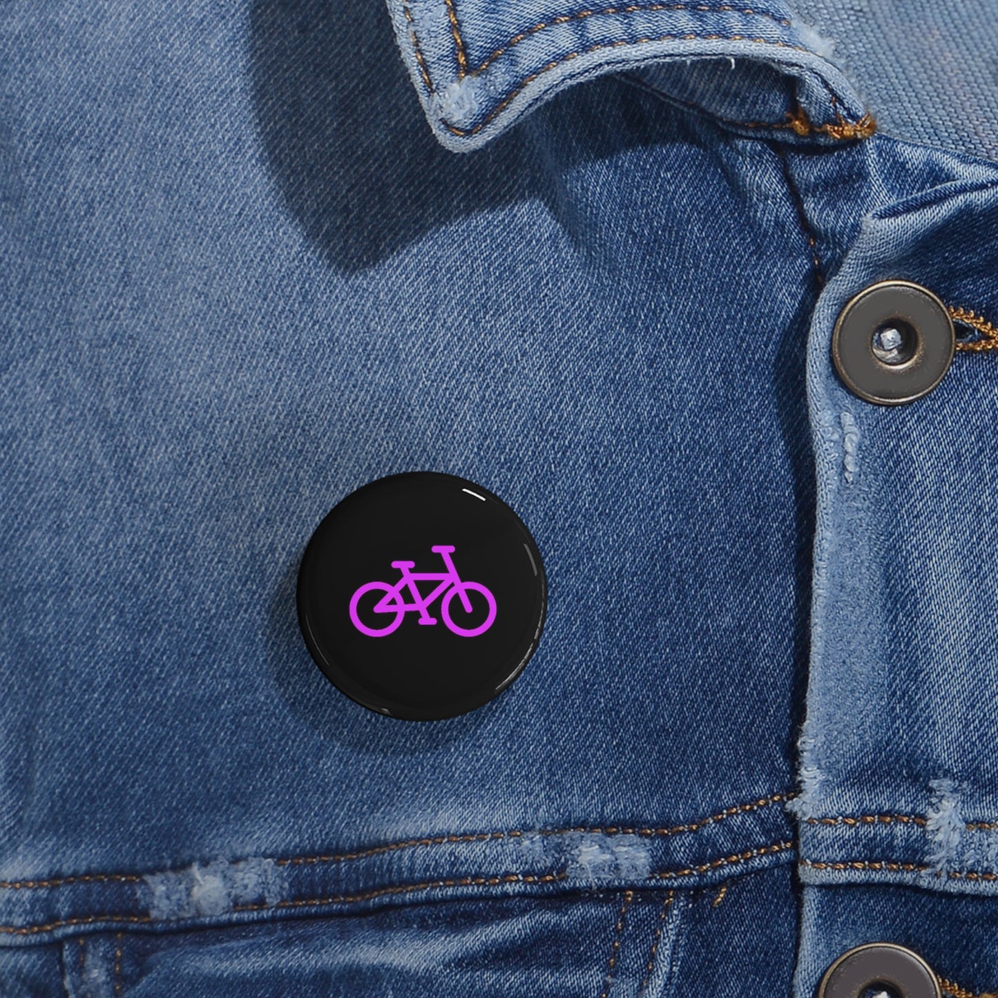 BIKE Round Pins, Black