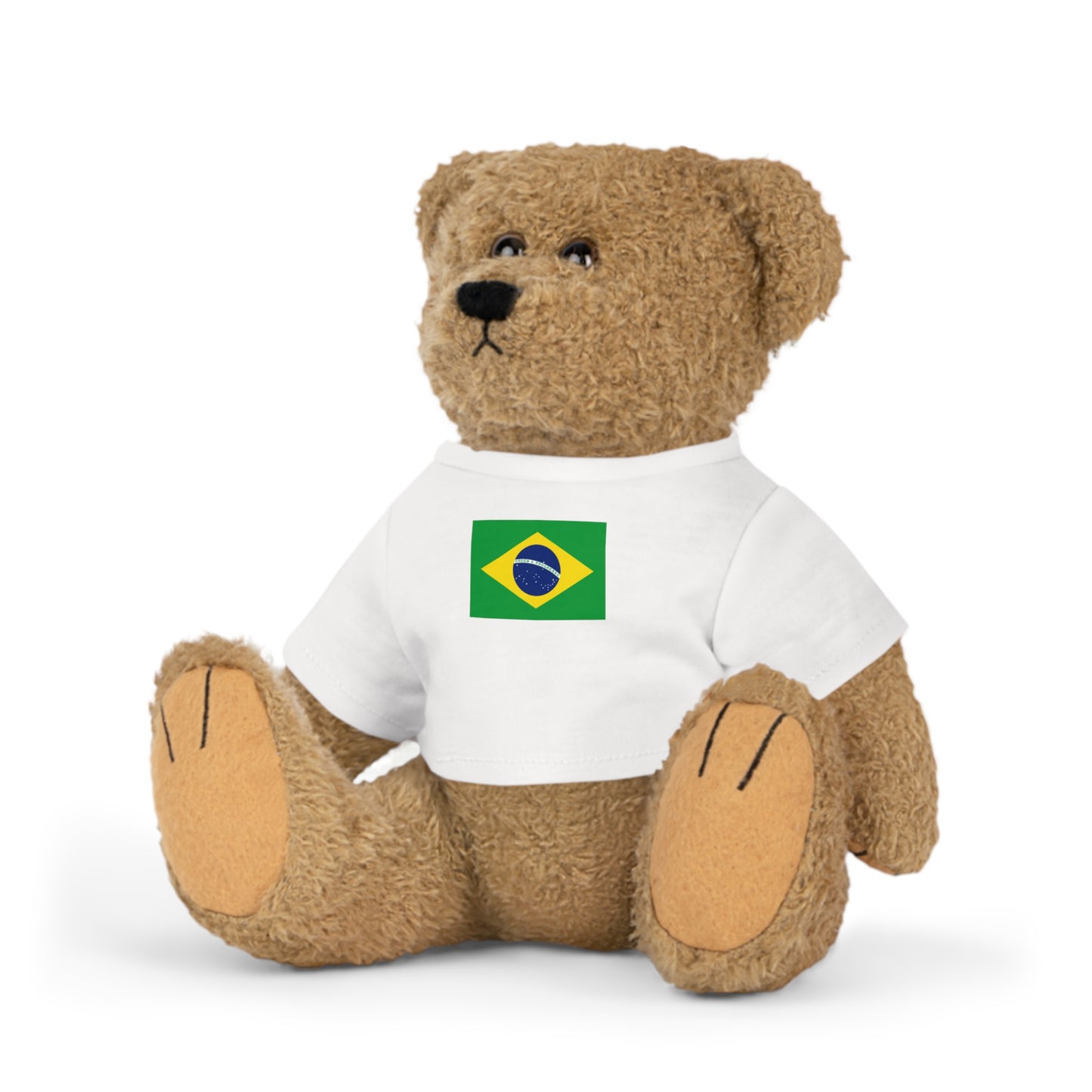 Plush Toy with a Brazil Shirt