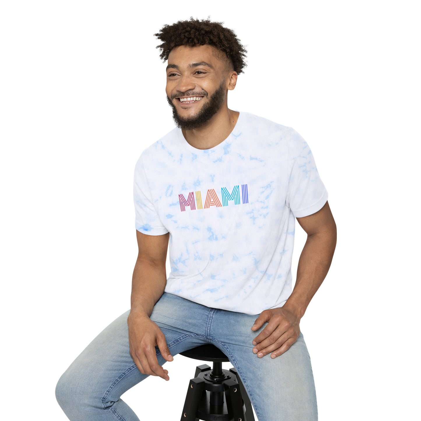 MIAMI Unisex FWD Fashion Tie-Dyed T-Shirt