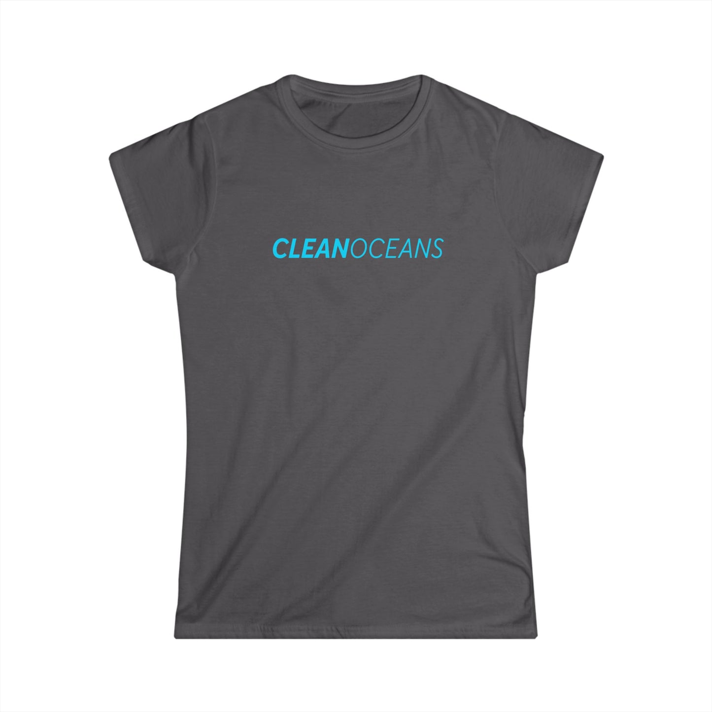 Women's Softstyle Tee, CleanOceans