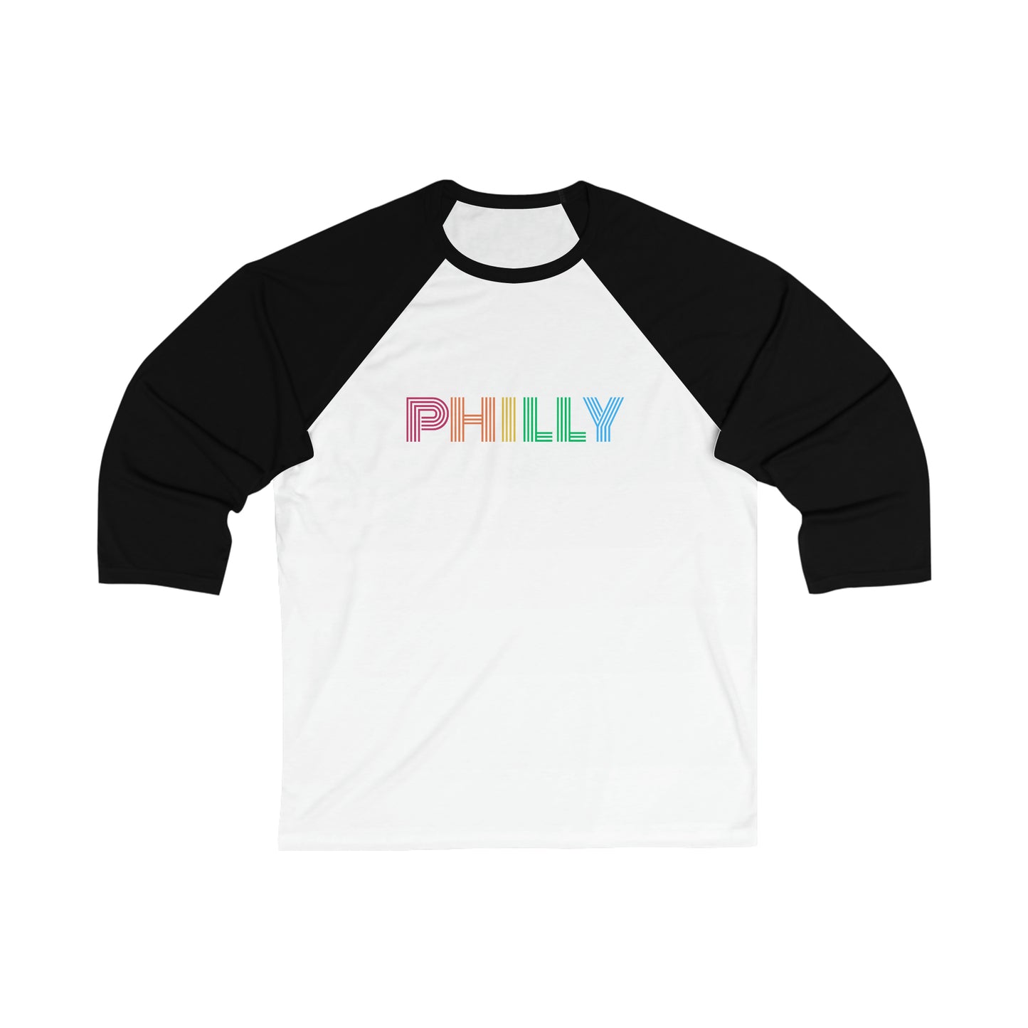 PHILLY 3\4 Sleeve Baseball Tee