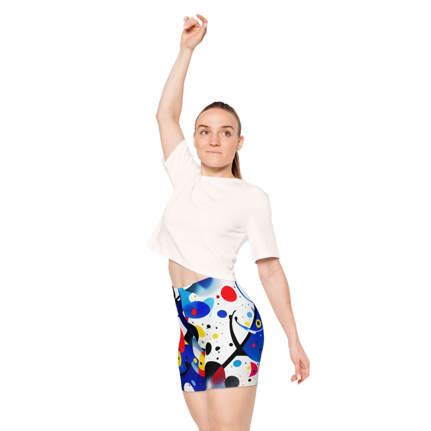 Women's Biker Shorts, Inspired by Miro