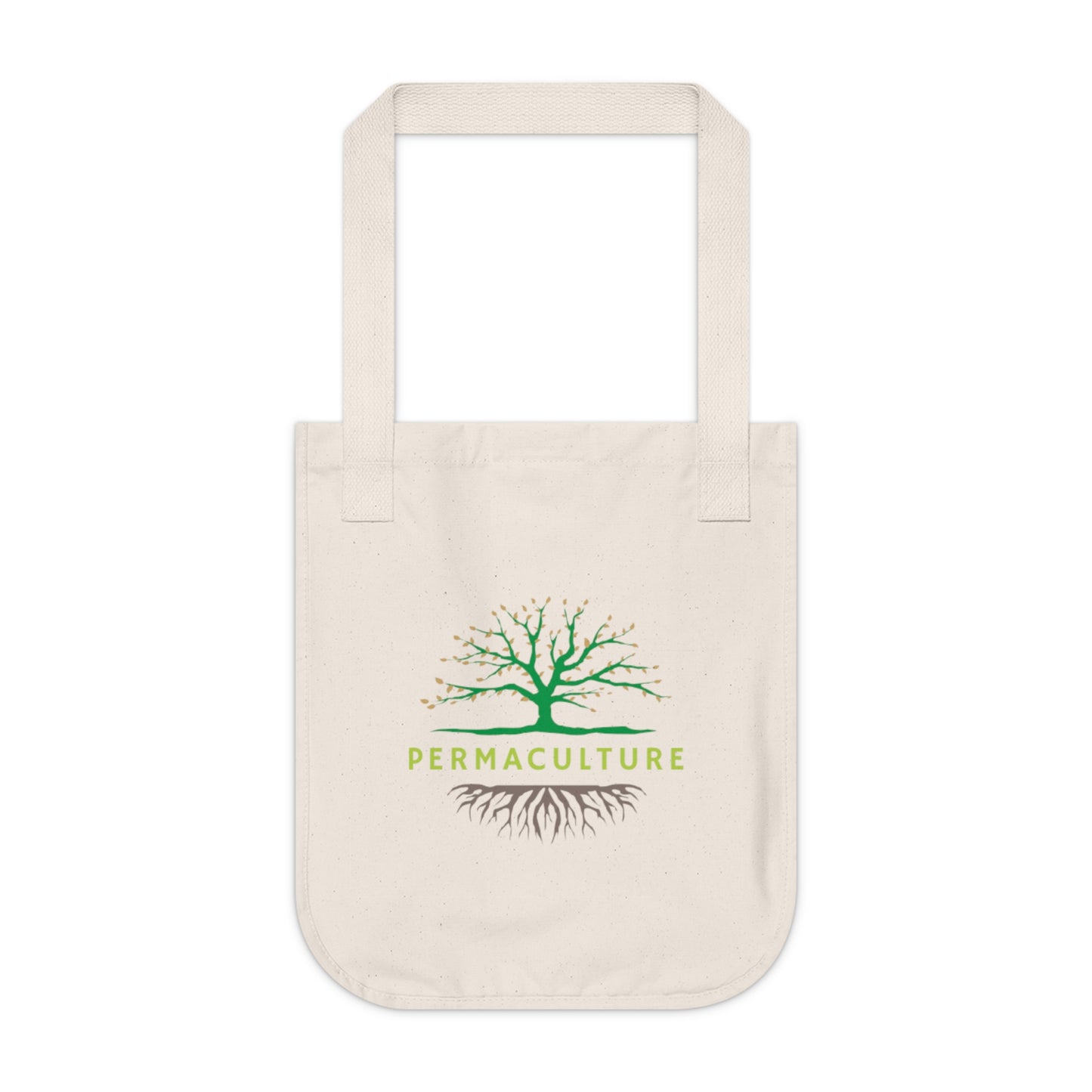 Organic Canvas Tote Bag, Permaculture