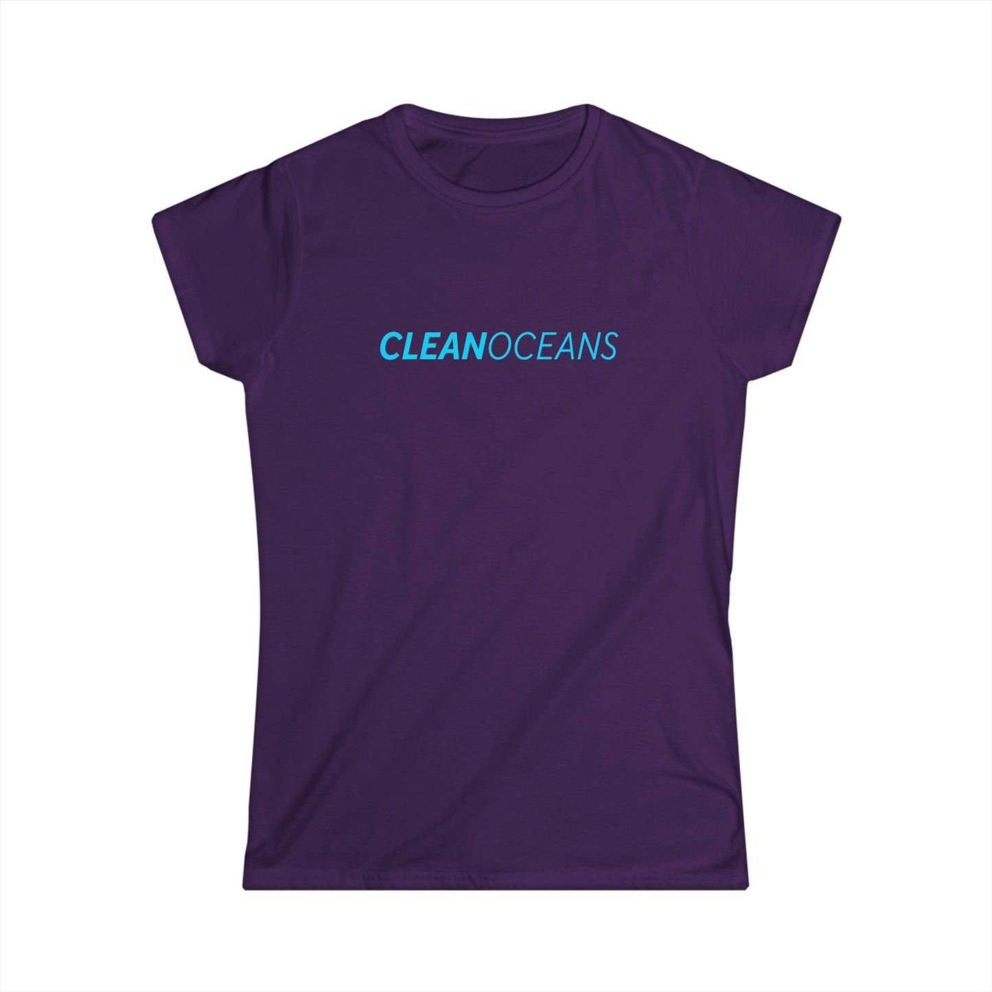 Women's Softstyle Tee, CleanOceans