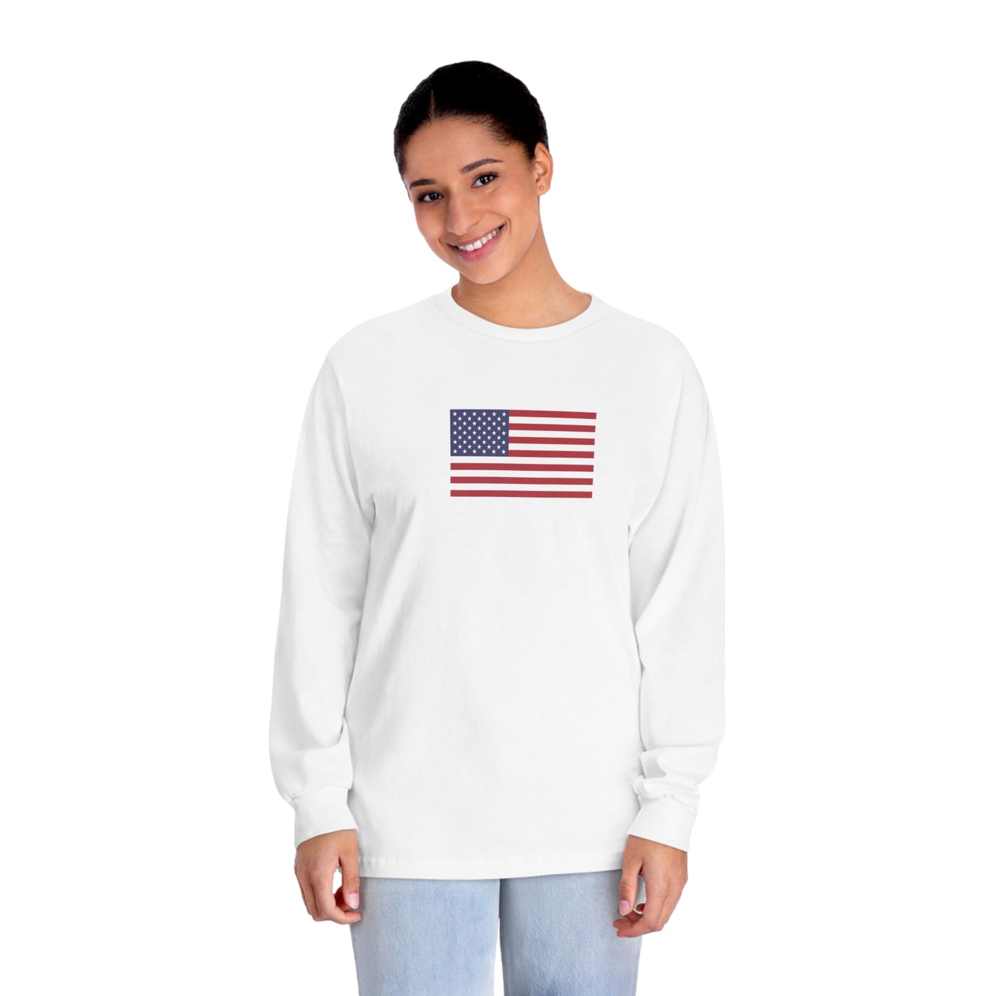 American Flag, Unisex Classic Long Sleeve T-Shirt