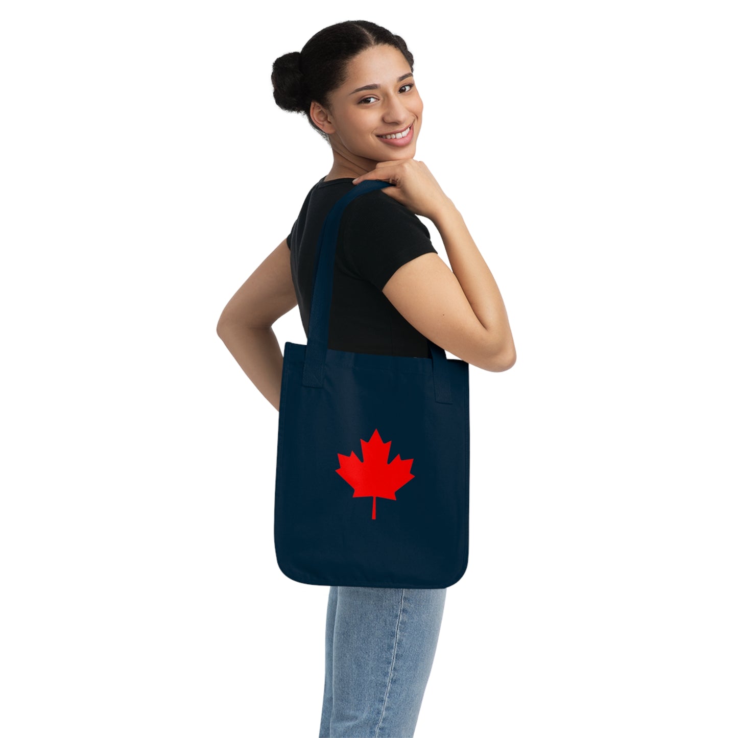 Canadian Maple Leaf, Organic Canvas Tote Bag
