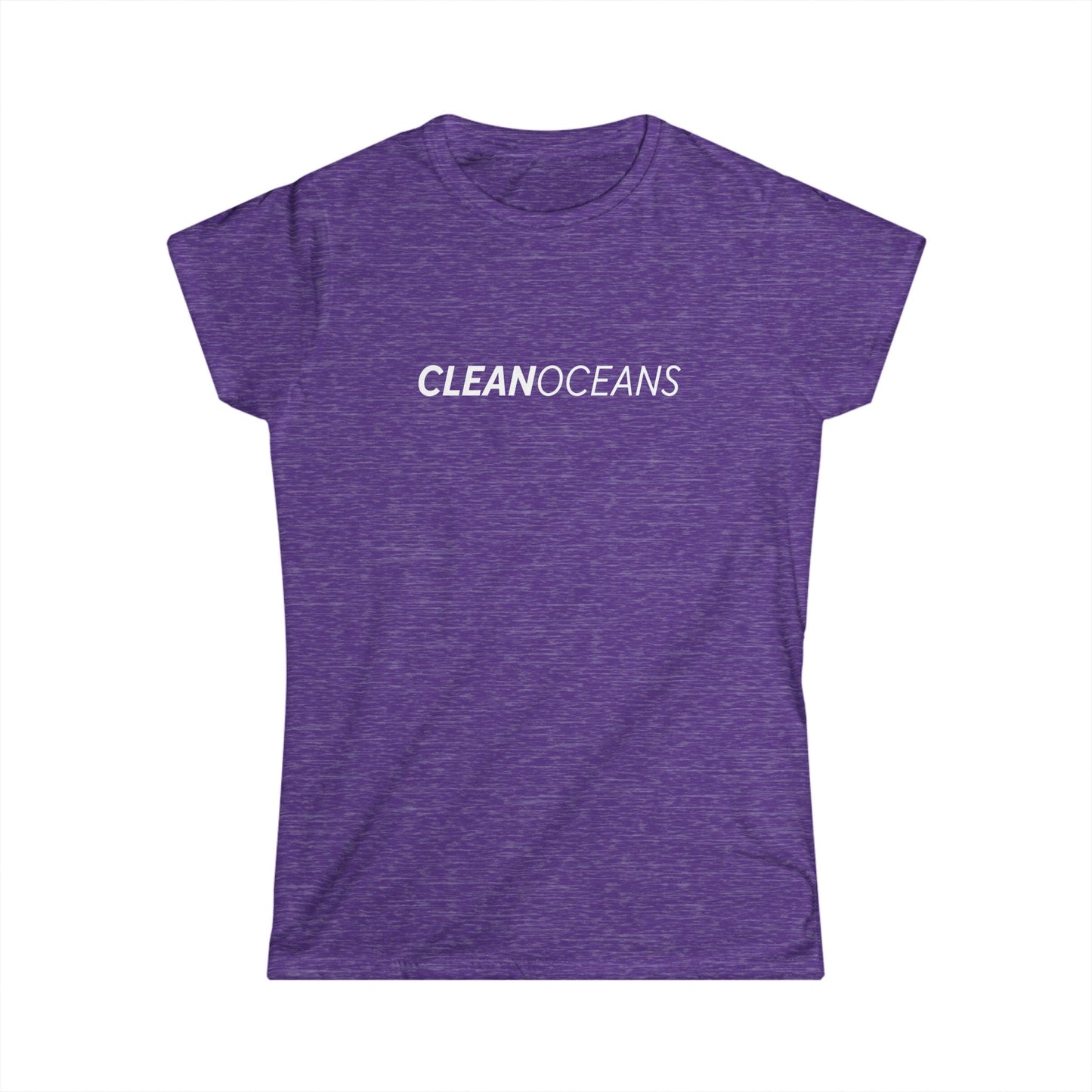 Women's Softstyle Tee, CleanOceans