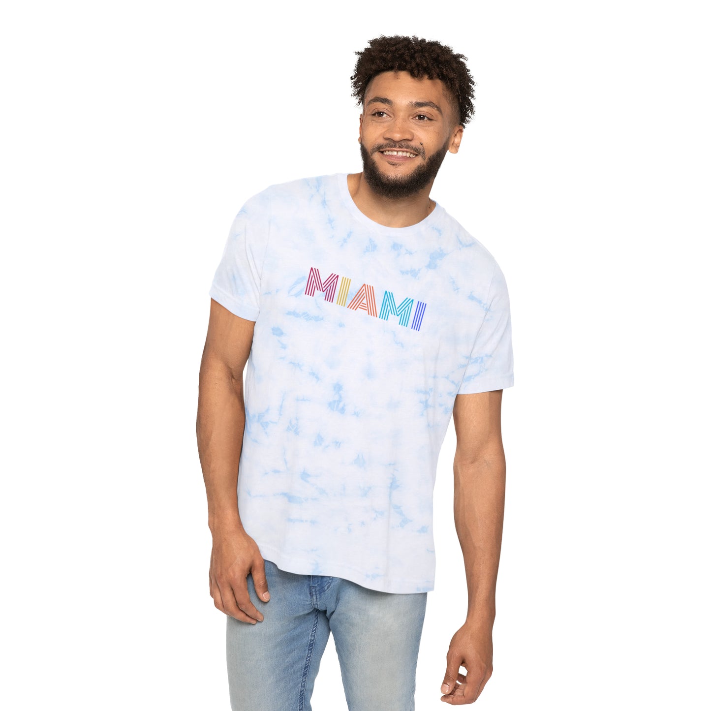 MIAMI Unisex FWD Fashion Tie-Dyed T-Shirt