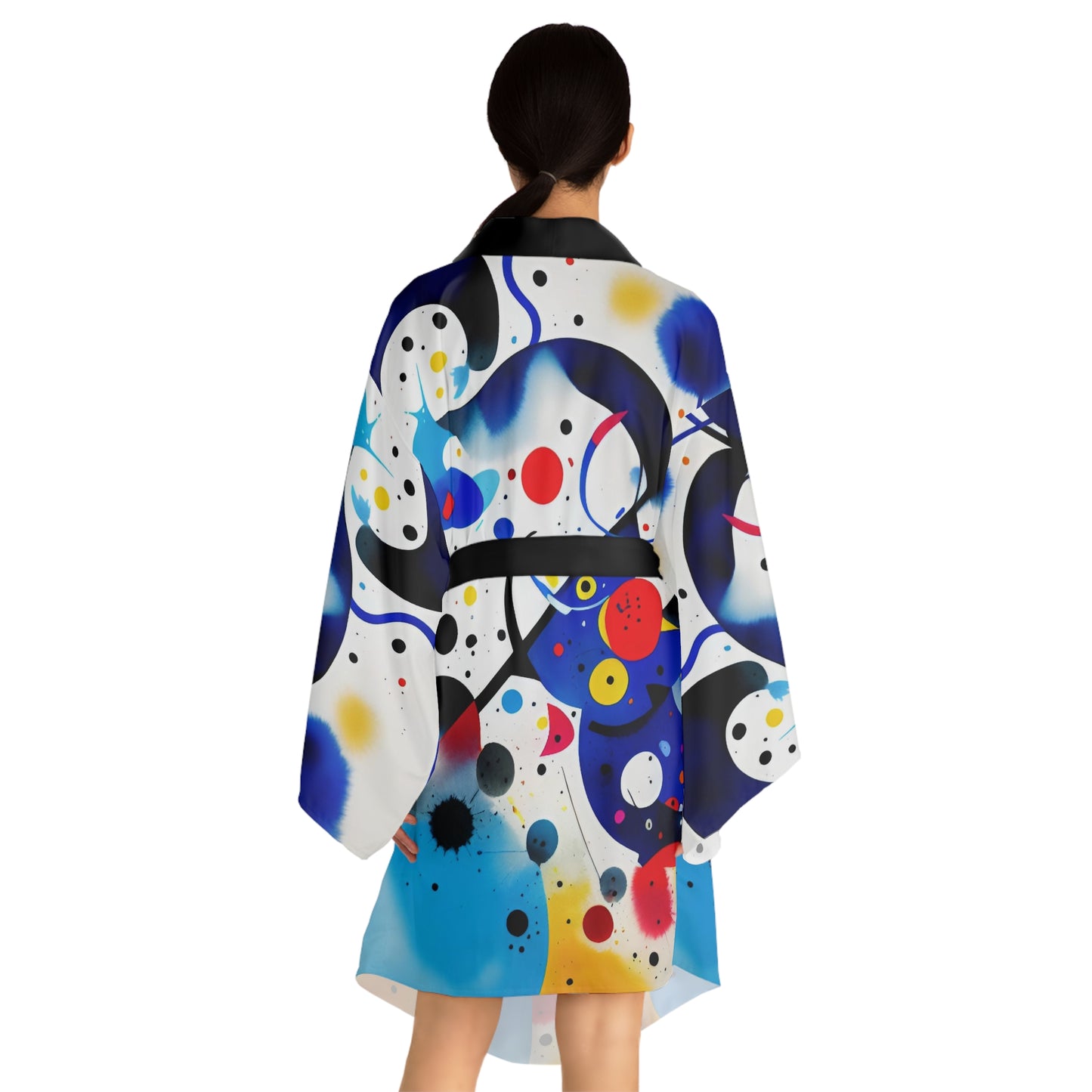 Long Sleeve Kimono Robe, Inspired by Miro