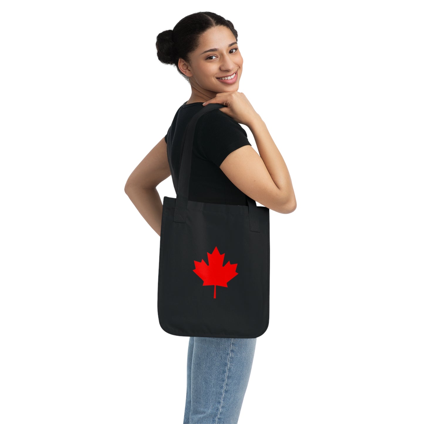 Canadian Maple Leaf, Organic Canvas Tote Bag