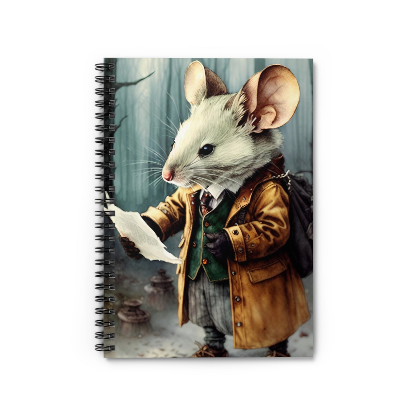 Mouse Spiral Notebook, Ruled Line