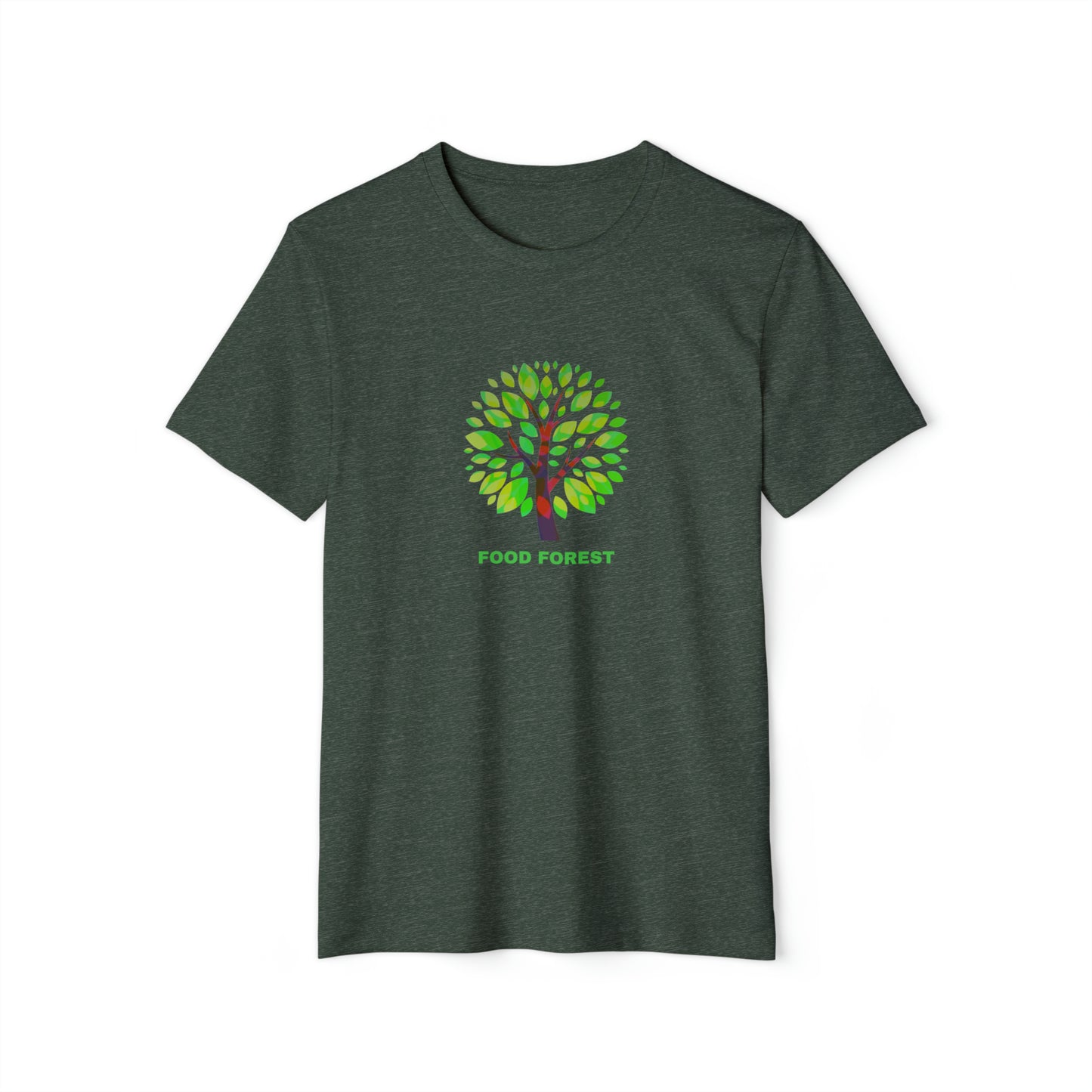 FOOD FOREST, Unisex Recycled Organic T-Shirt