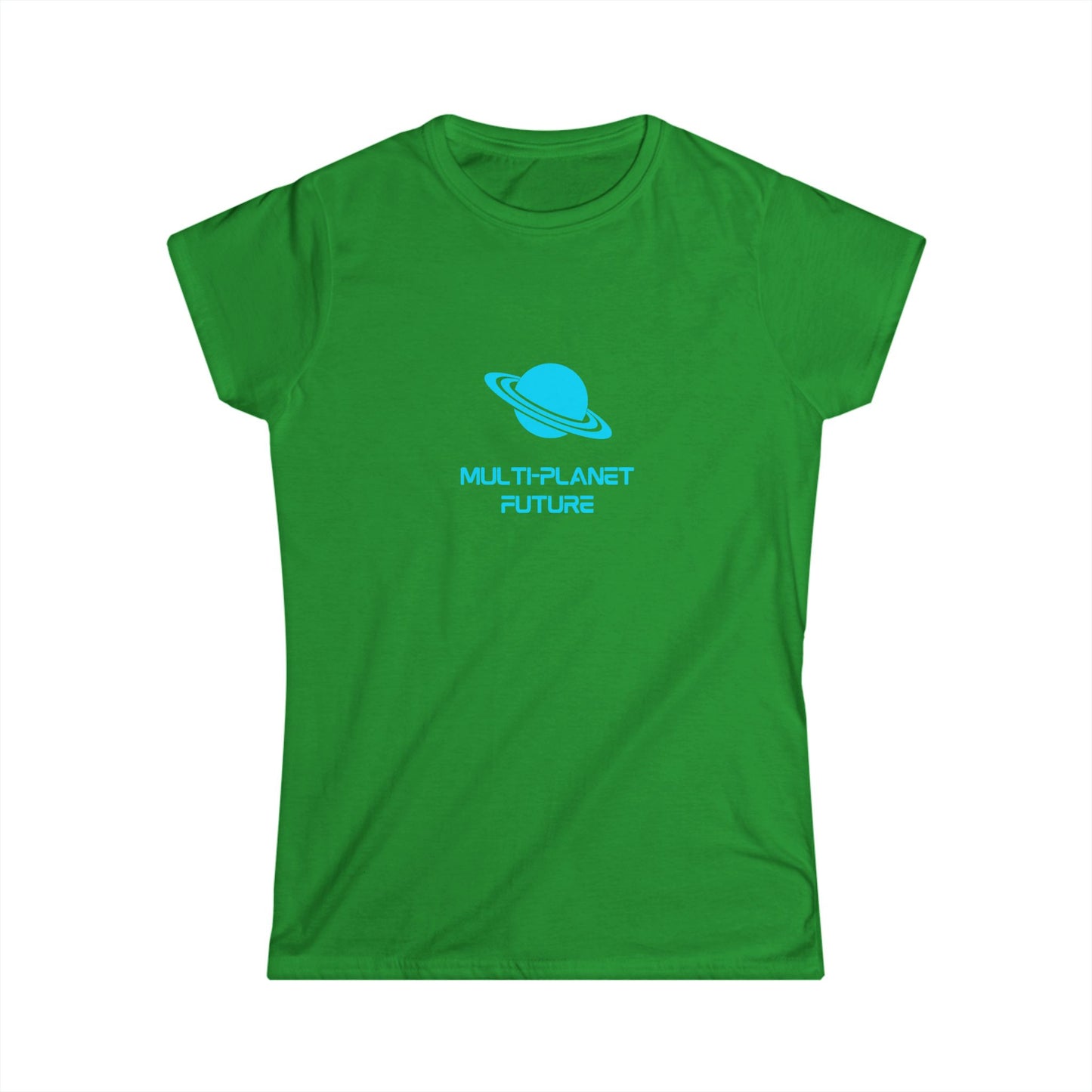Women's Softstyle Tee, MULTI-PLANET FUTURE